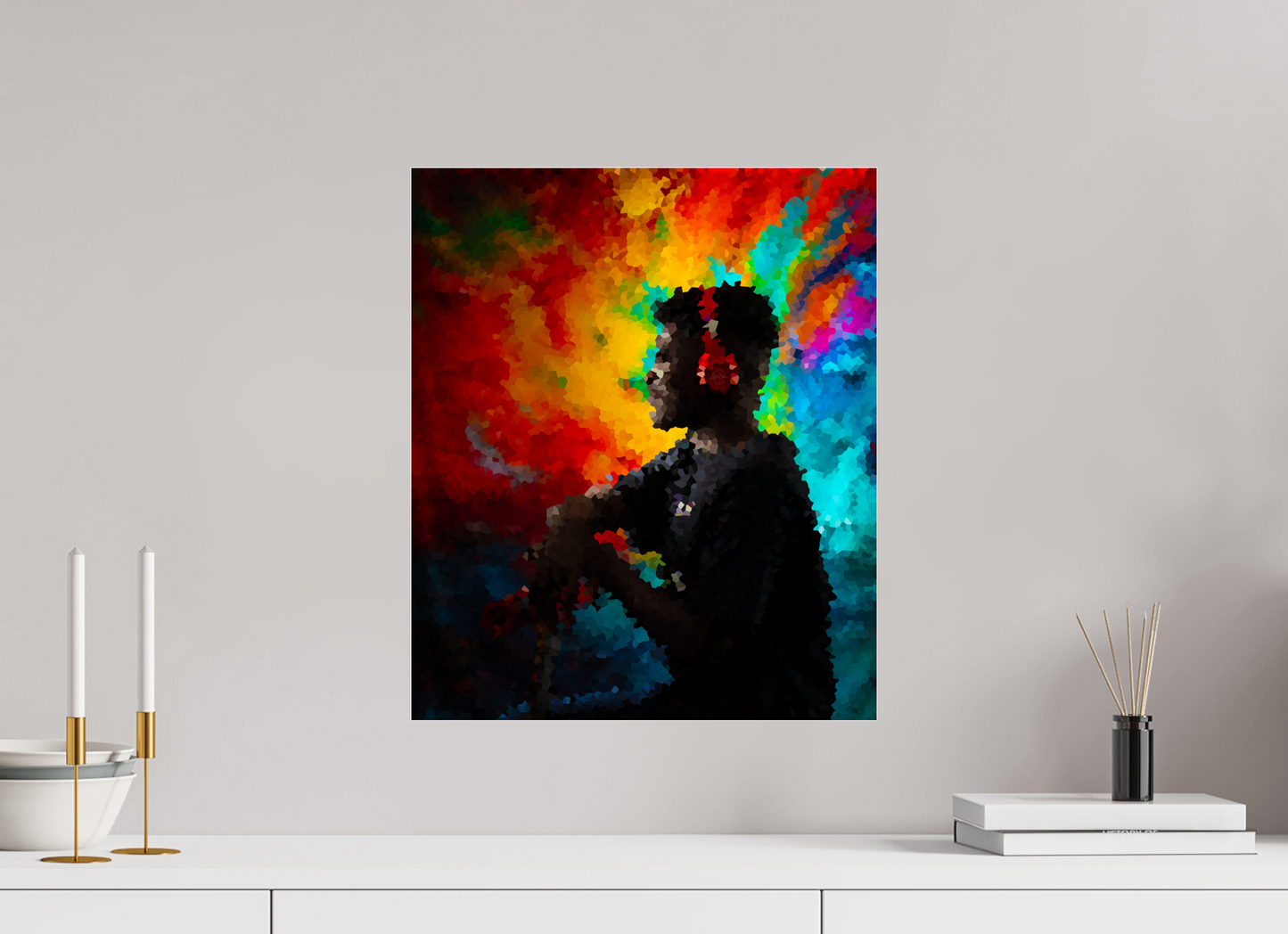 16 x 19″, Photo Print Under Acrylic Glass Groovin' and Movin'