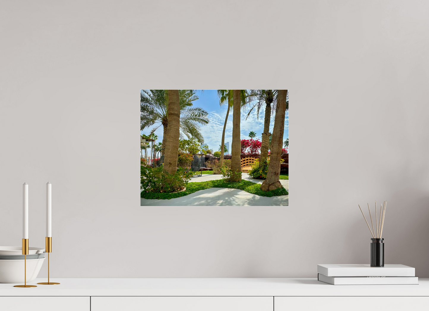 15.3 x 12″, Photo Print Under Acrylic Glass Pool Side