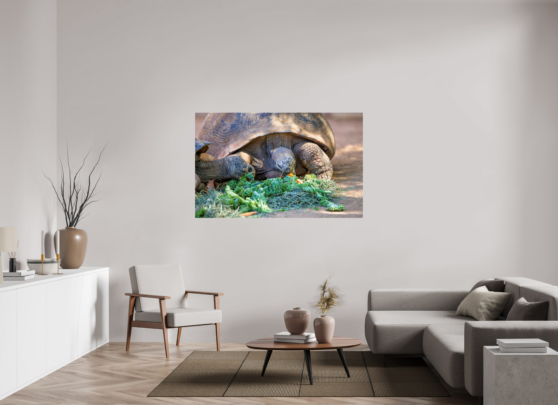 62.2 x 39″, Photo Print Under Acrylic Glass Eat Your Vegetables