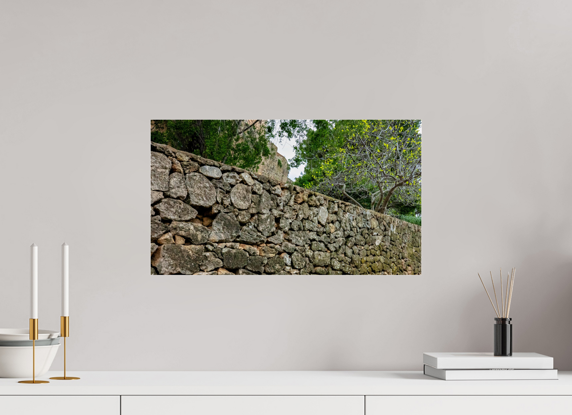 20.9 x 12″, Photo Print Under Acrylic Glass Spain Castle VII