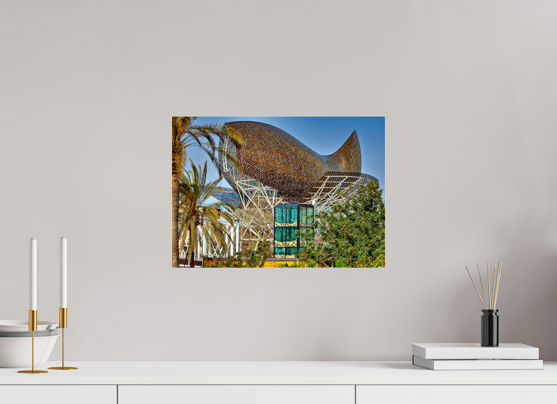 16.9 x 12″, Photo Print Under Acrylic Glass Latin Palace