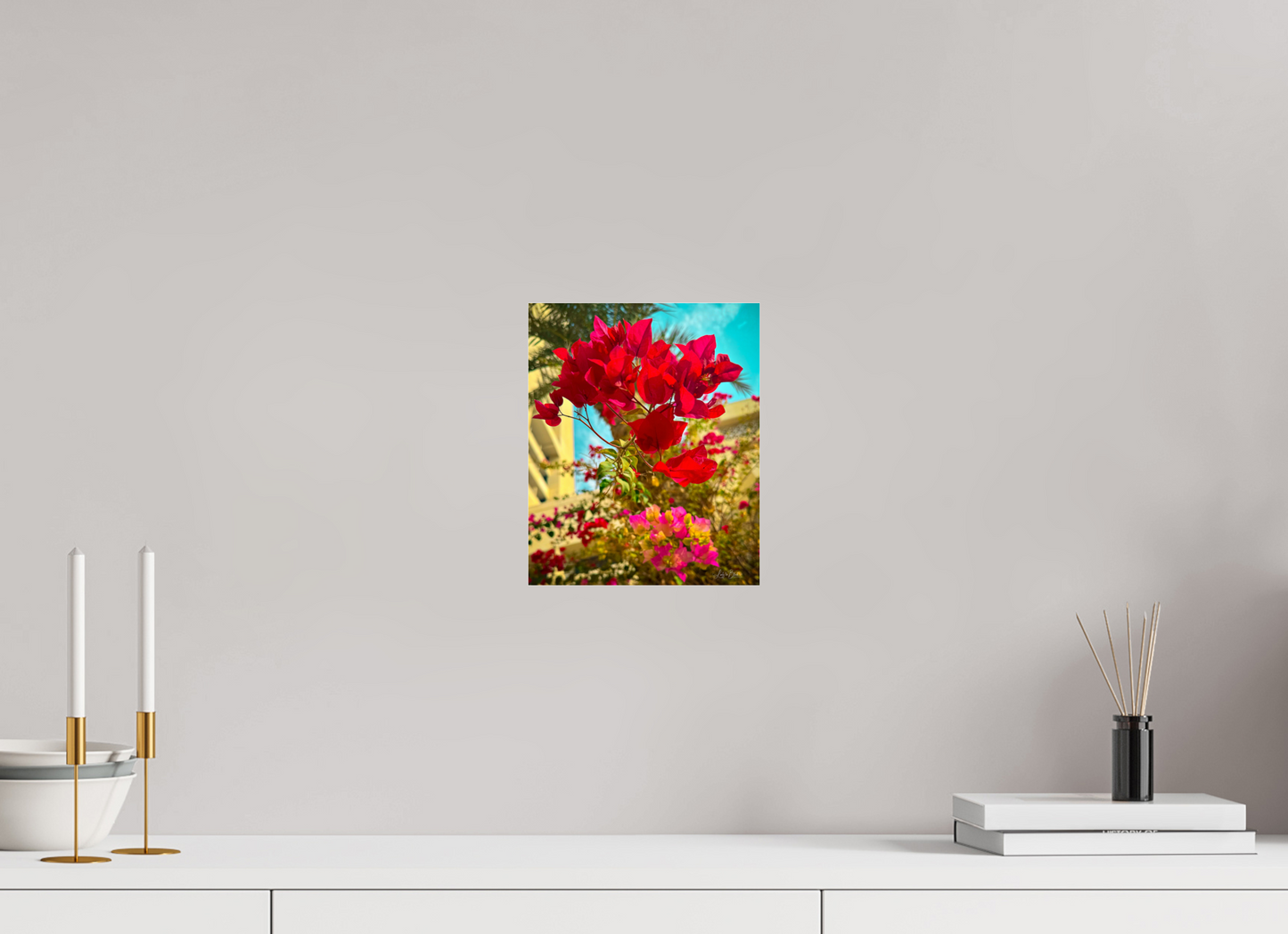 8 x 9.8″, Photo Print Under Acrylic Glass Gardens II