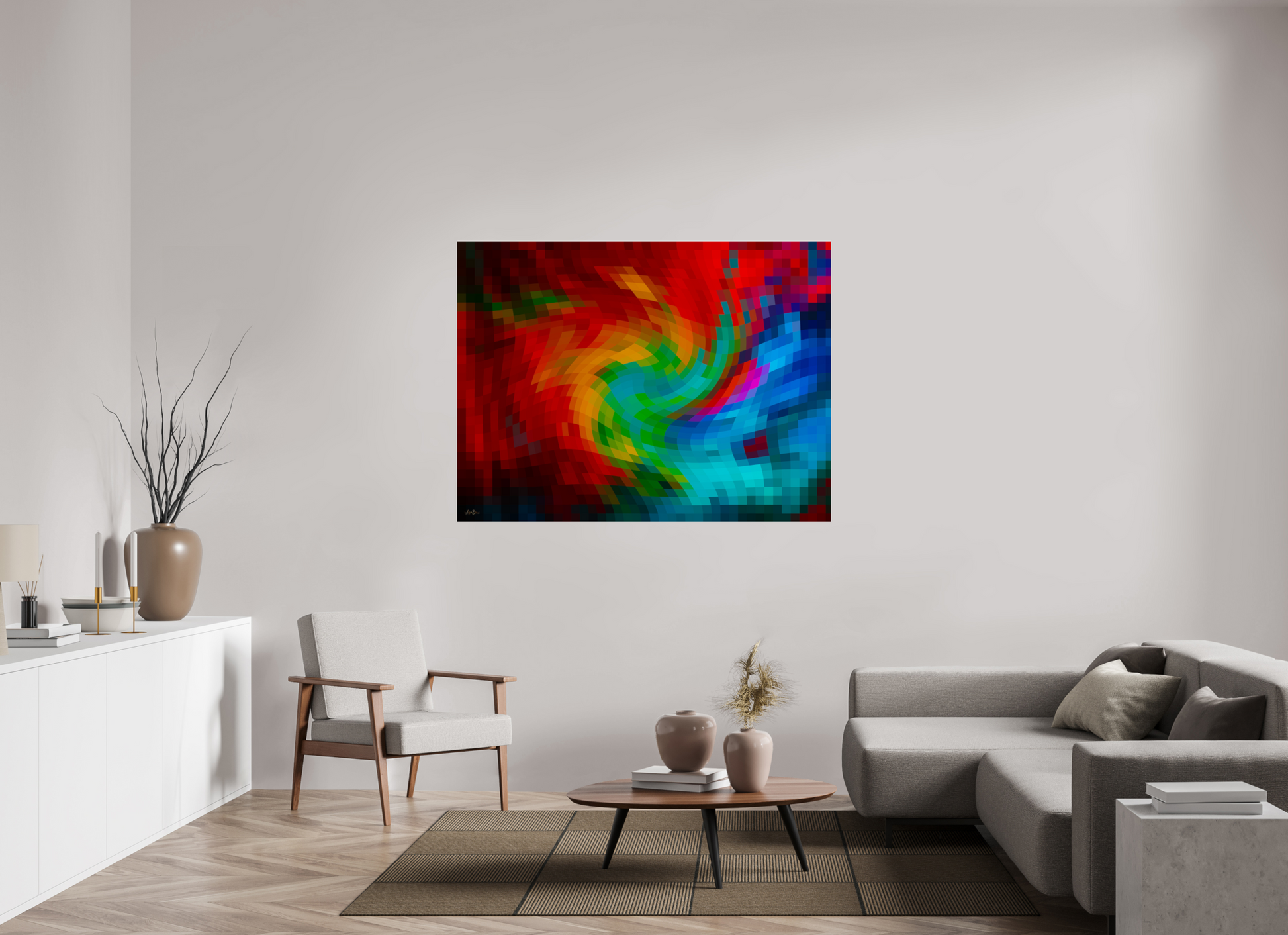 60 x 45″, Photo Print Under Acrylic Glass Groovin' and Movin' II