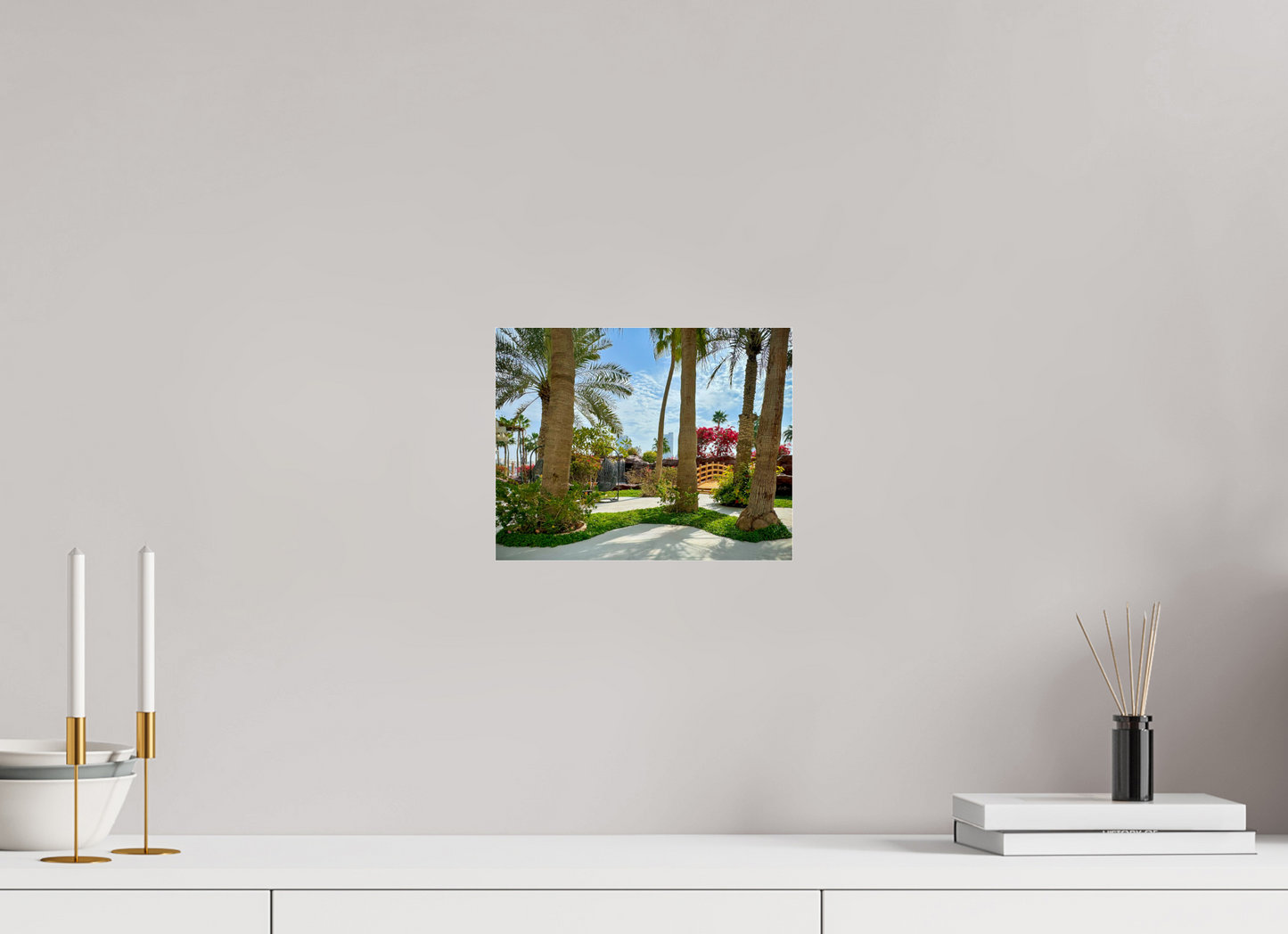 10.2 x 8″, Photo Print Under Acrylic Glass Pool Side