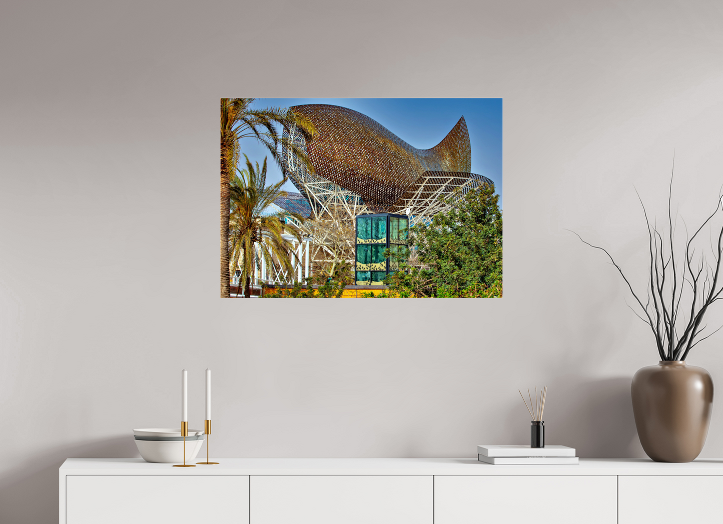 33.9 x 24″, Photo Print Under Acrylic Glass Latin Palace