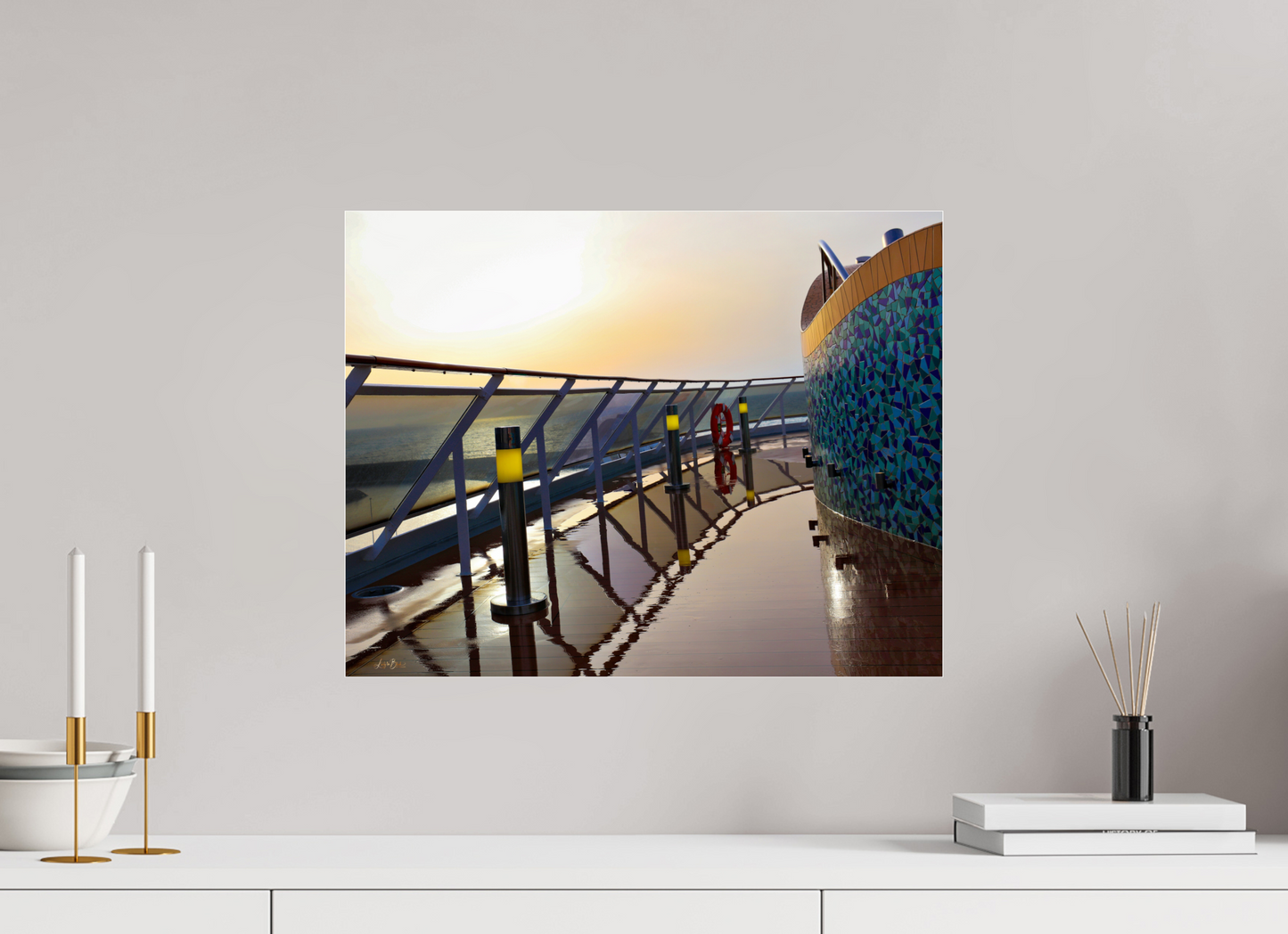 20.5 x 16″, Photo Print Under Acrylic Glass Cruise Life II