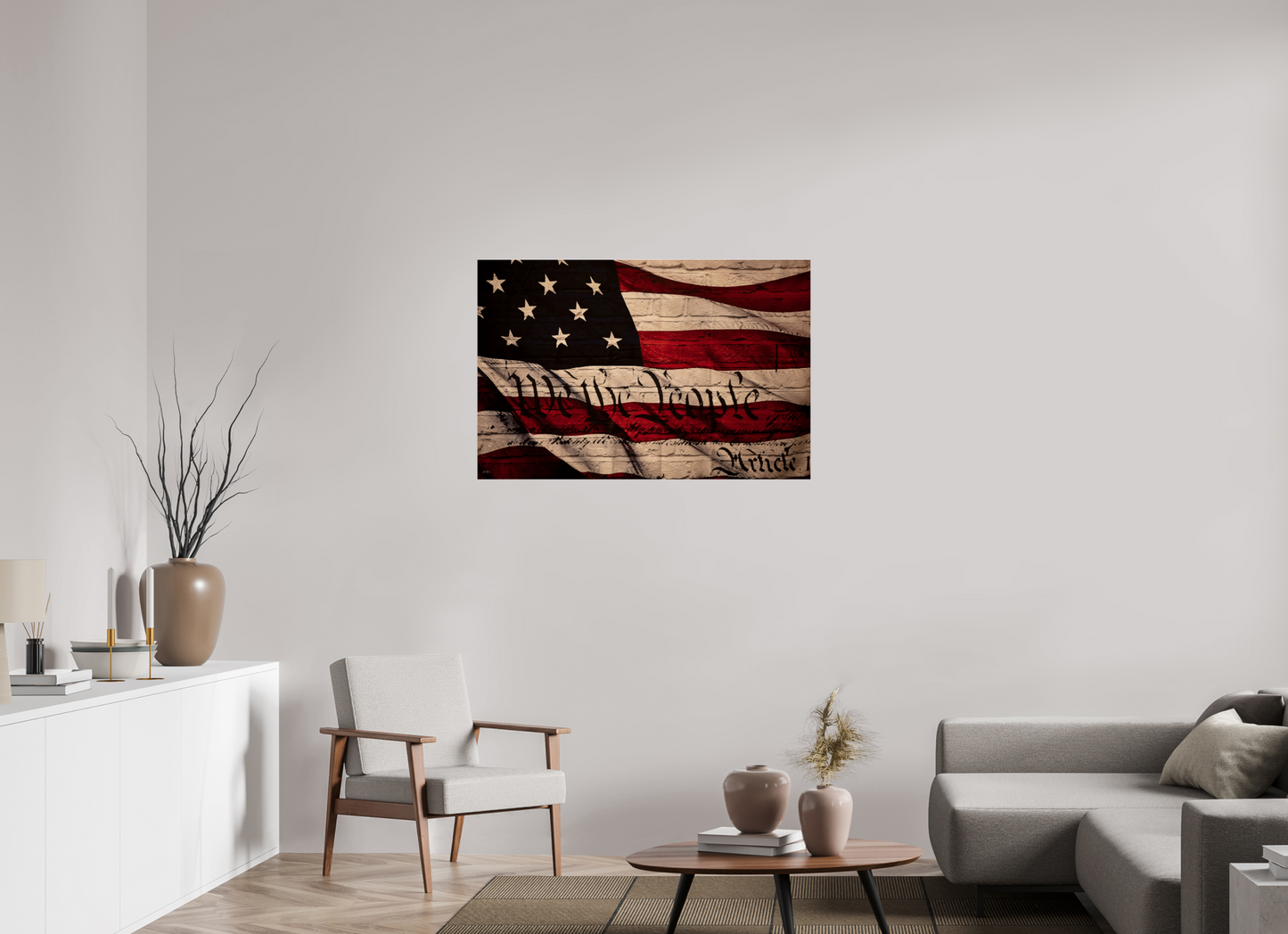 42.4 x 28″, Photo Print Under Acrylic Glass We The People