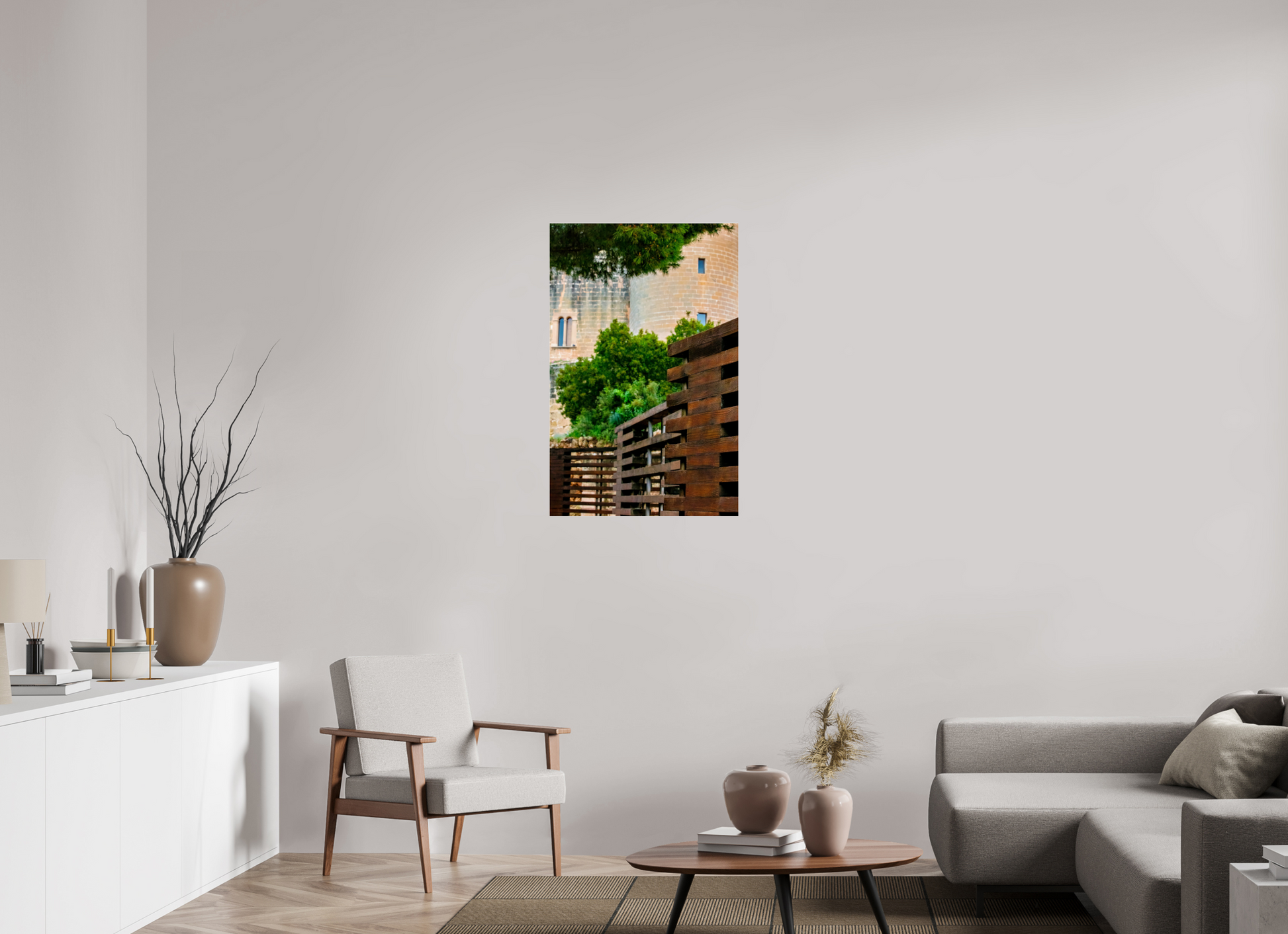 24 x 37.3″, Photo Print Under Acrylic Glass Spain Castle V