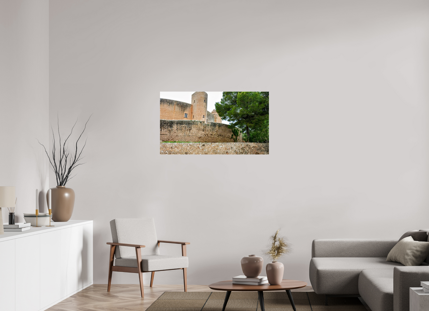 41.7 x 24″, Photo Print Under Acrylic Glass Spain Castle VI