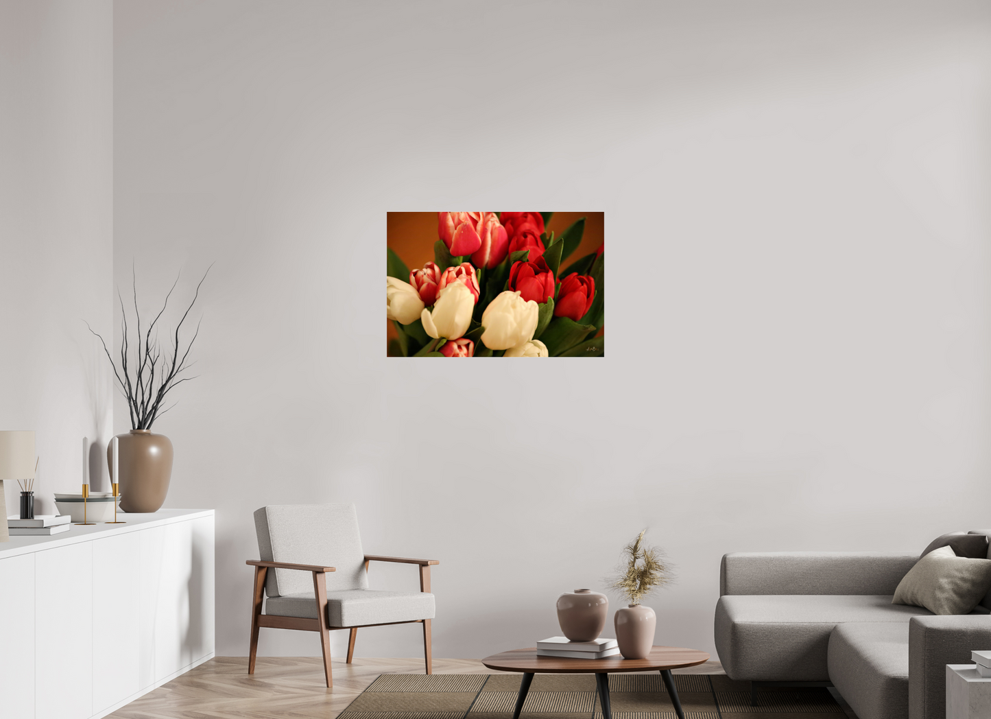 36 x 24″, Photo Print Under Acrylic Glass Tulips