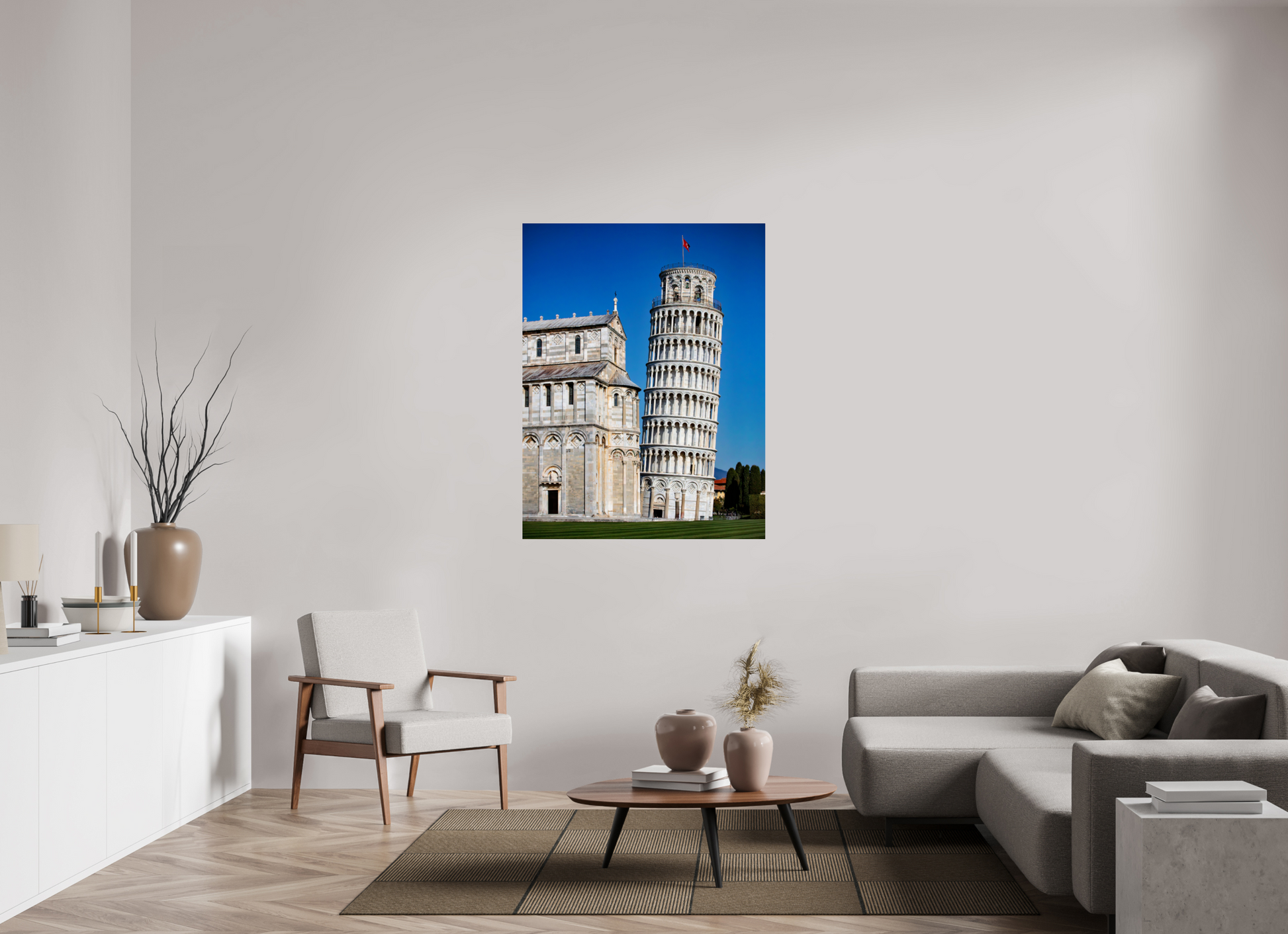 39 x 50.8″, Photo Print Under Acrylic Glass Piazza dei Miracoli