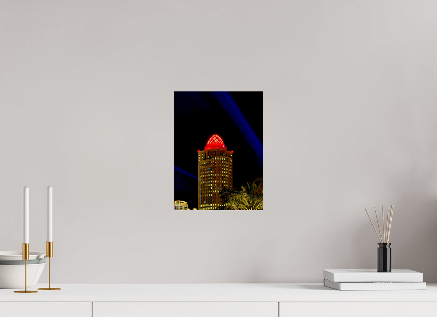 9 x 12″, Photo Print Under Acrylic Glass Red Top