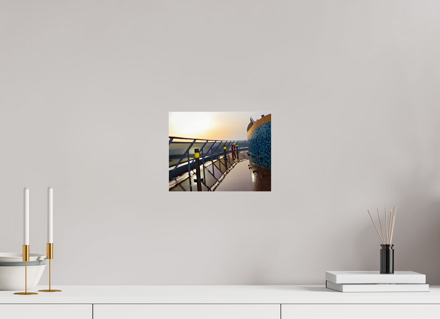 10.3 x 8″, Photo Print Under Acrylic Glass Cruise Life II