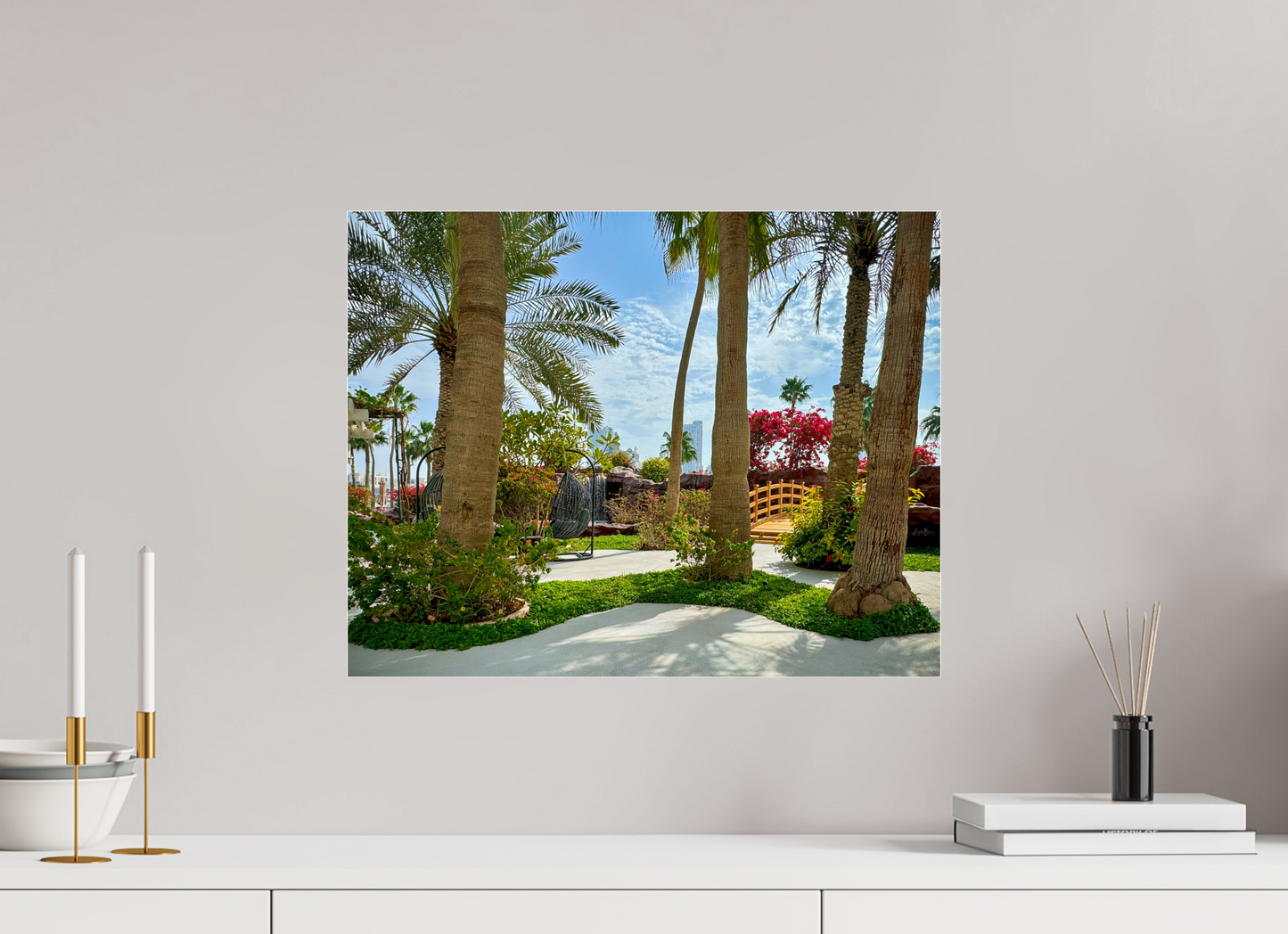 20.4 x 16″, Photo Print Under Acrylic Glass Pool Side
