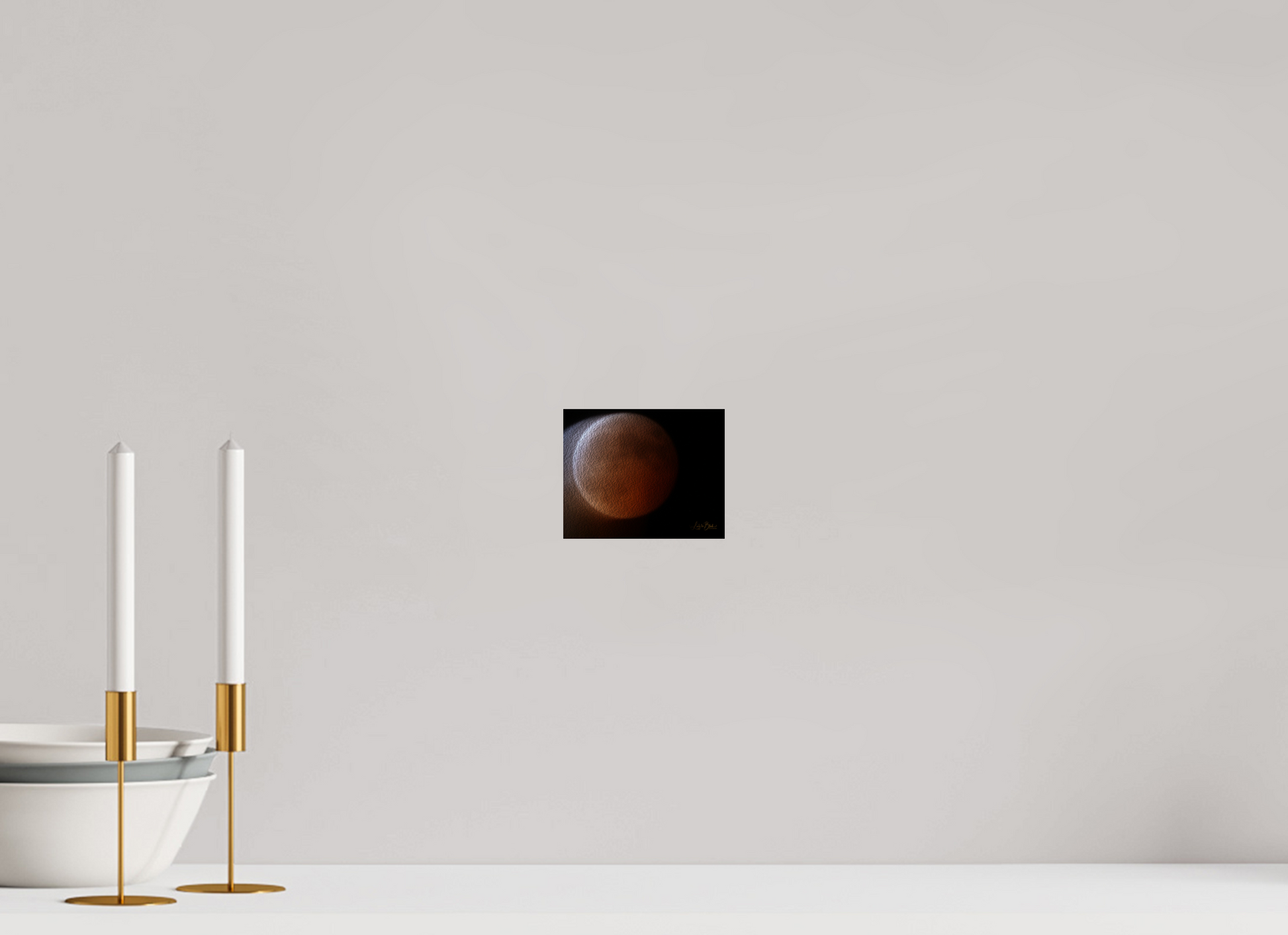 5 x 4″, Photo Print Under Acrylic Glass Blood Moon