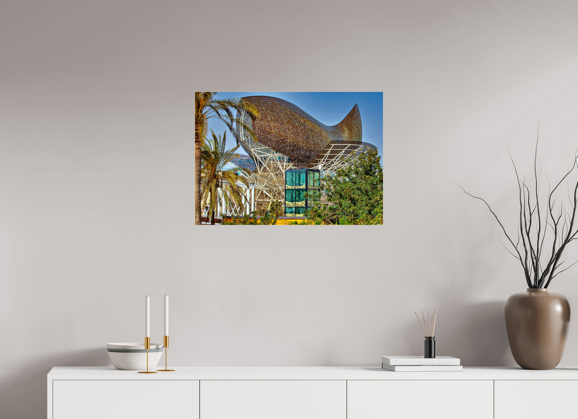 28.2 x 20″, Photo Print Under Acrylic Glass Latin Palace