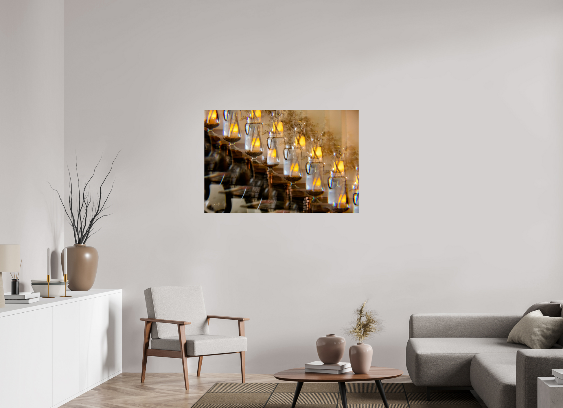 45 x 30″, Photo Print Under Acrylic Glass Kaleido Slope