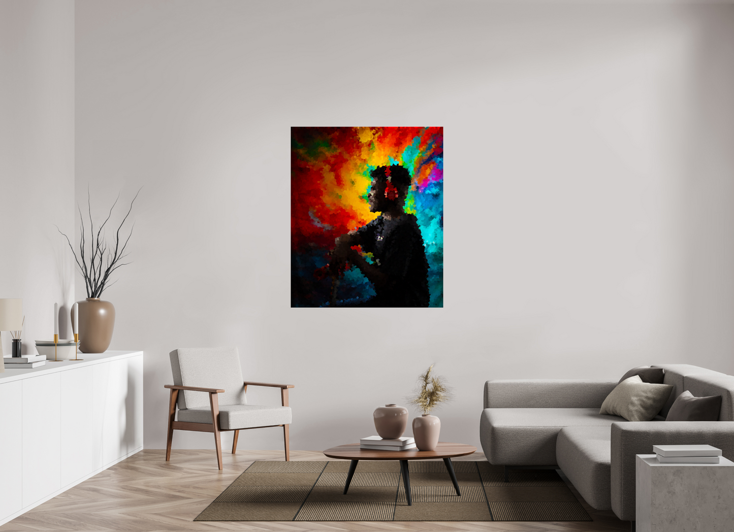 43 x 51.1″, Photo Print Under Acrylic Glass Groovin' and Movin'