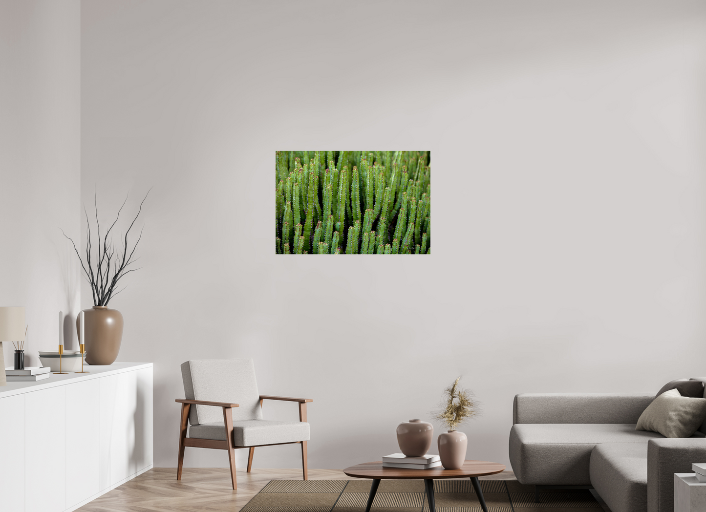 36 x 24″, Photo Print Under Acrylic Glass Cacti V