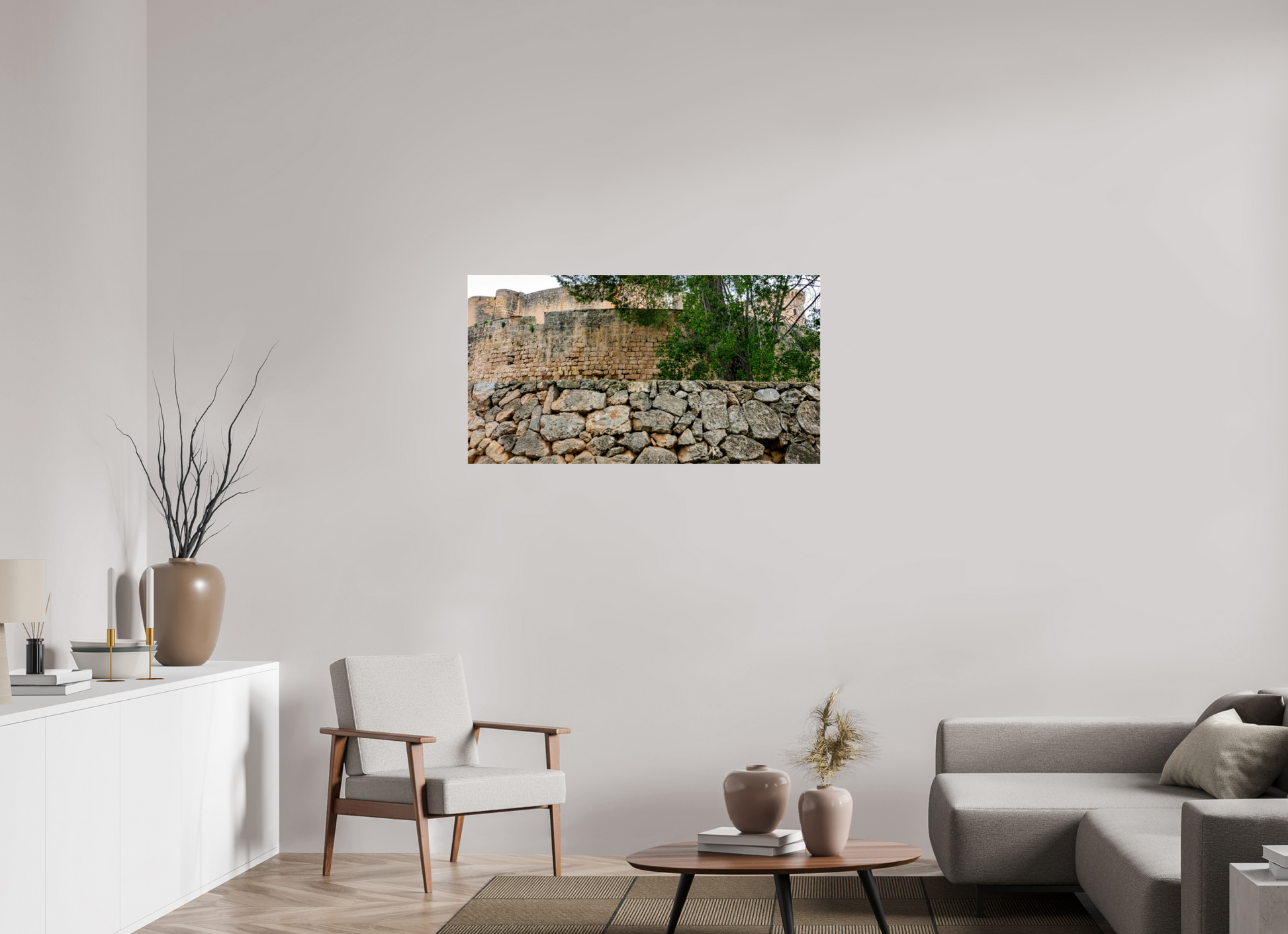 44.9 x 24″, Photo Print Under Acrylic Glass Spain Castle VIII