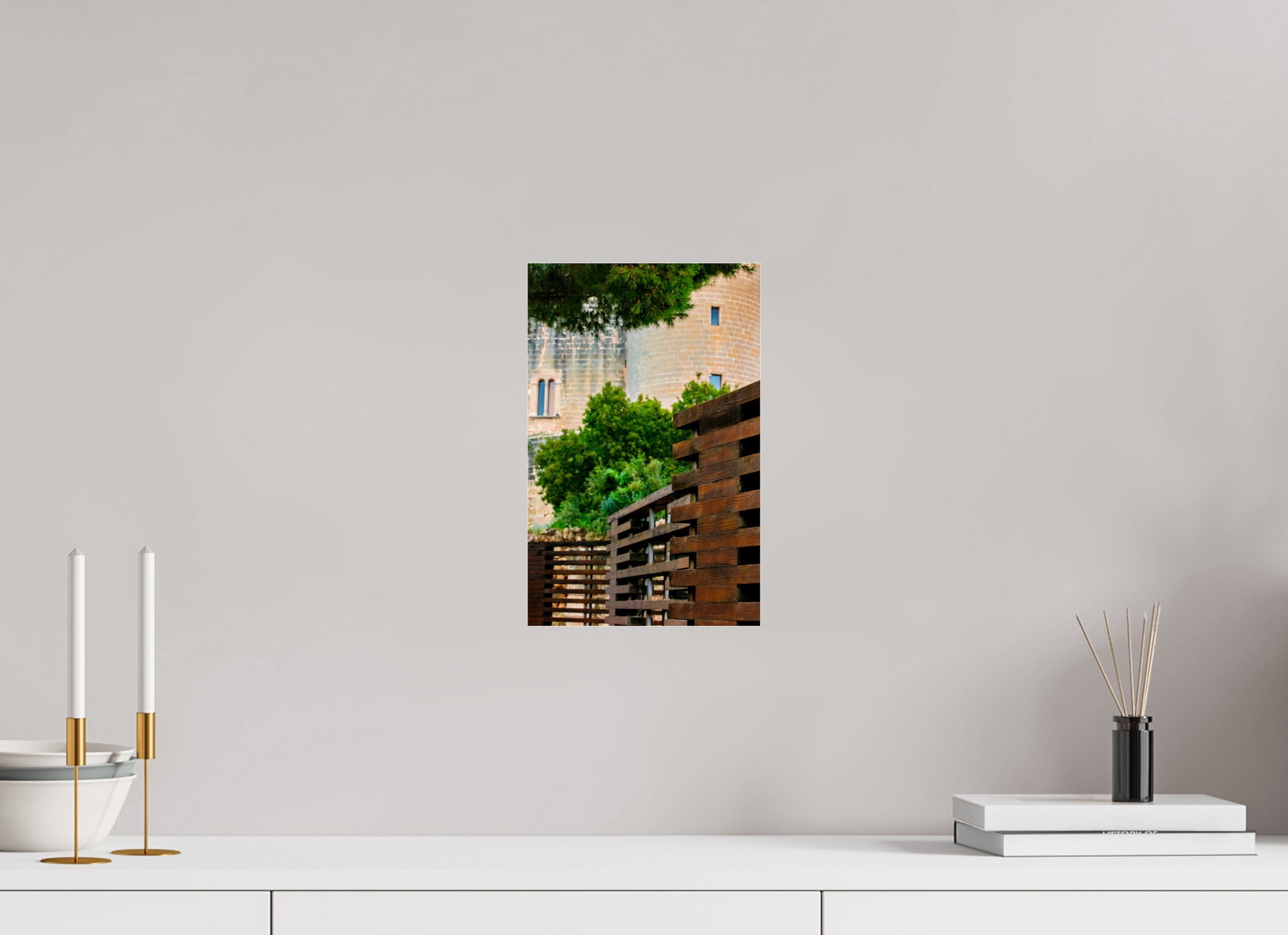 8 x 12.4″, Photo Print Under Acrylic Glass Spain Castle V