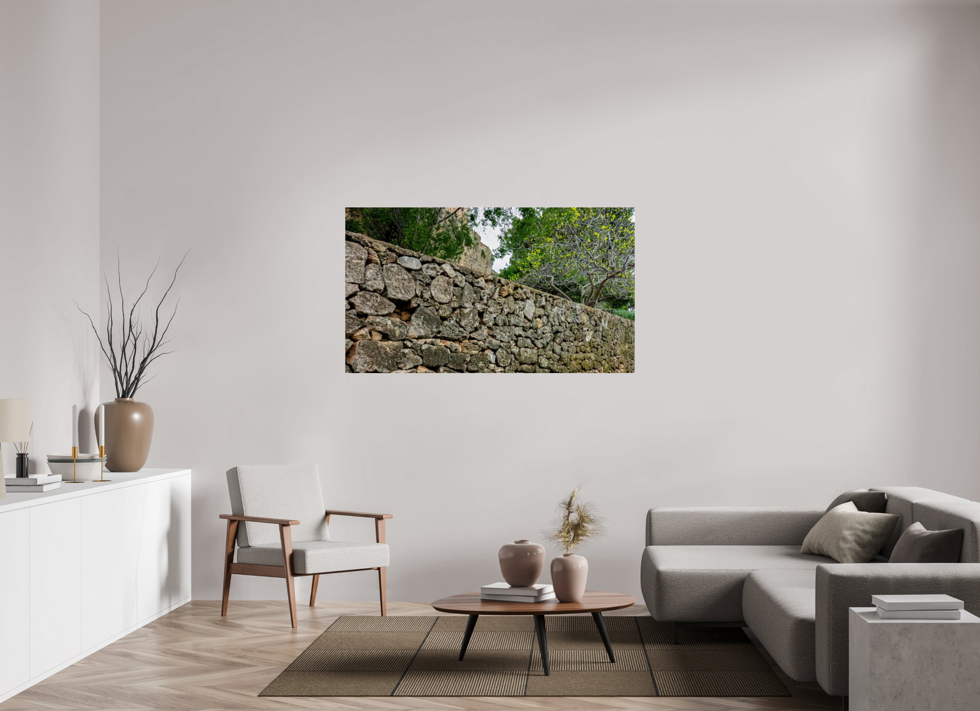61.1 x 35″, Photo Print Under Acrylic Glass Spain Castle VII