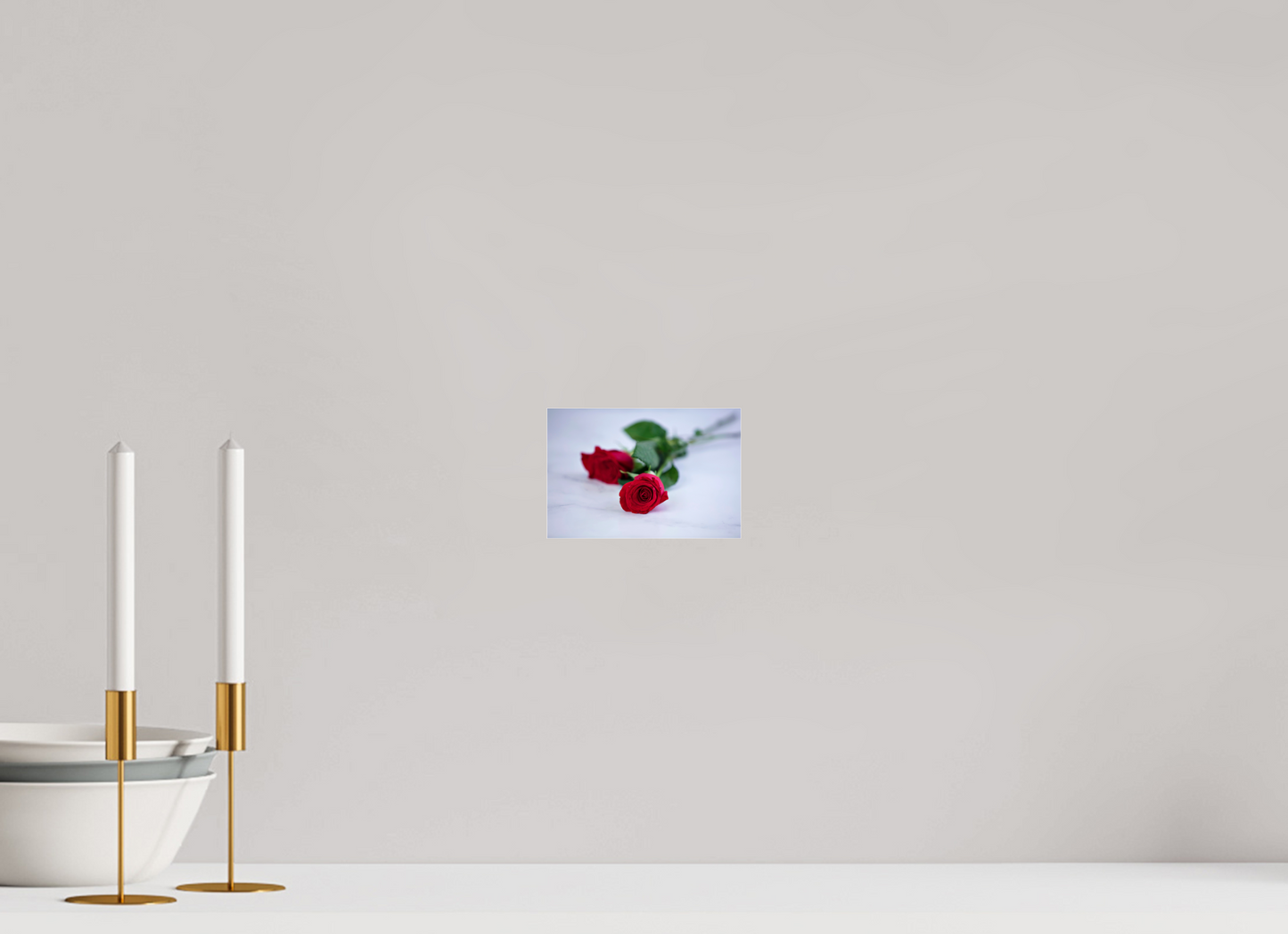 6 x 4″, Photo Print Under Acrylic Glass Roses II