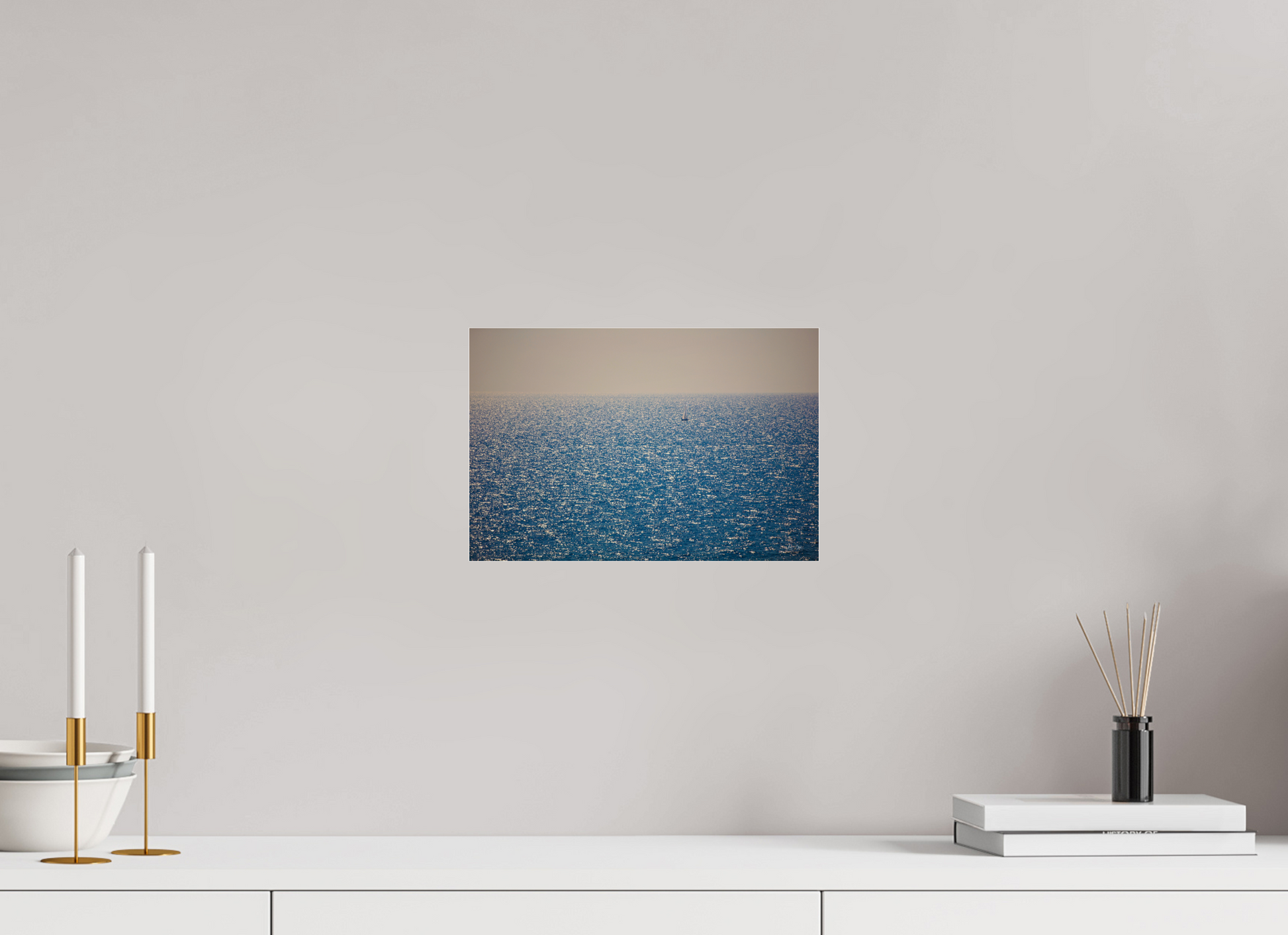 12 x 8″, Photo Print Under Acrylic Glass Sailboat of Italy