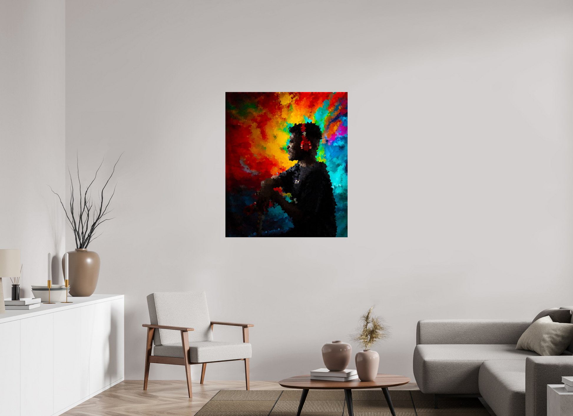 35 x 41.5″, Photo Print Under Acrylic Glass Groovin' and Movin'