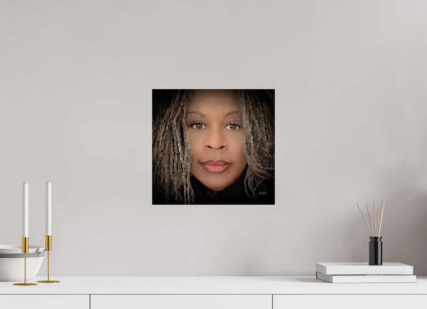 12.7 x 12″, Photo Print Under Acrylic Glass Ms Lady