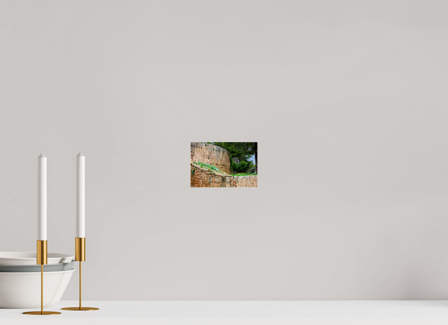 5.9 x 4″, Photo Print Under Acrylic Glass Spain Castle III