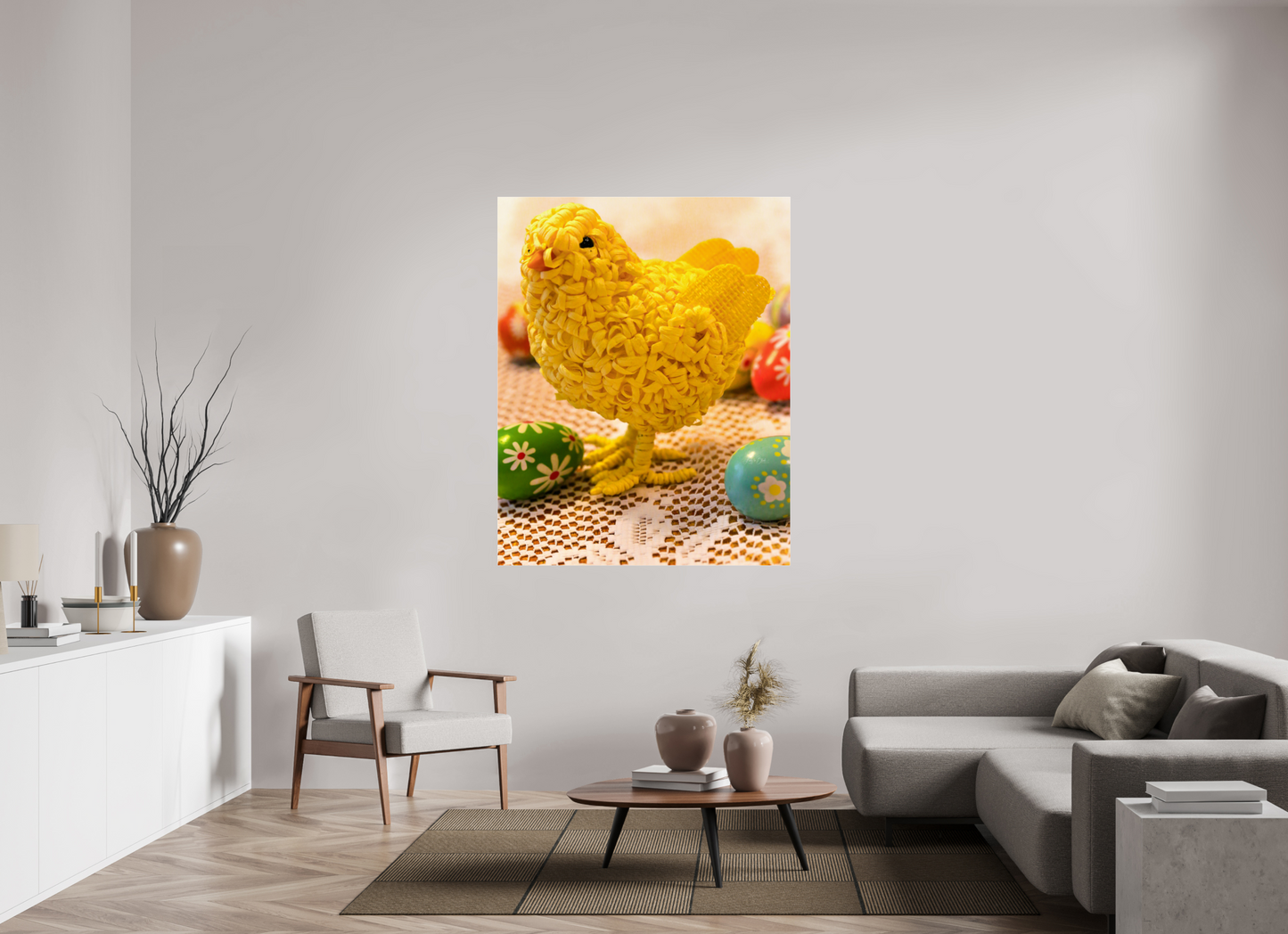 47 x 59.2″, Photo Print Under Acrylic Glass Easter Eggs II