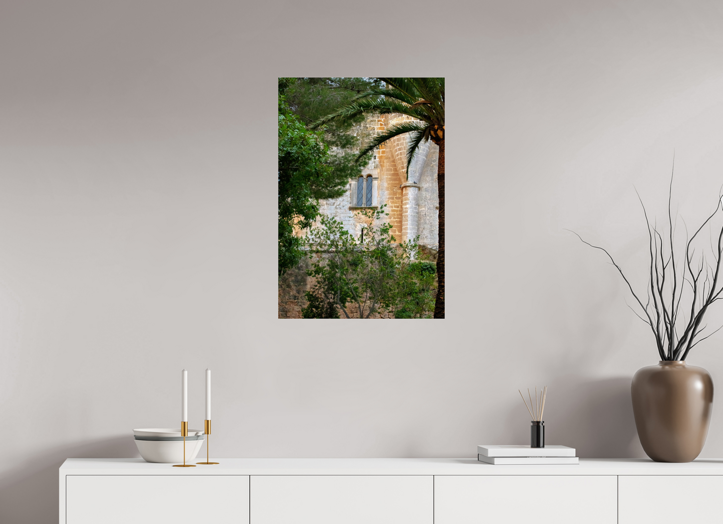 20 x 29″, Photo Print Under Acrylic Glass Spain Castle II