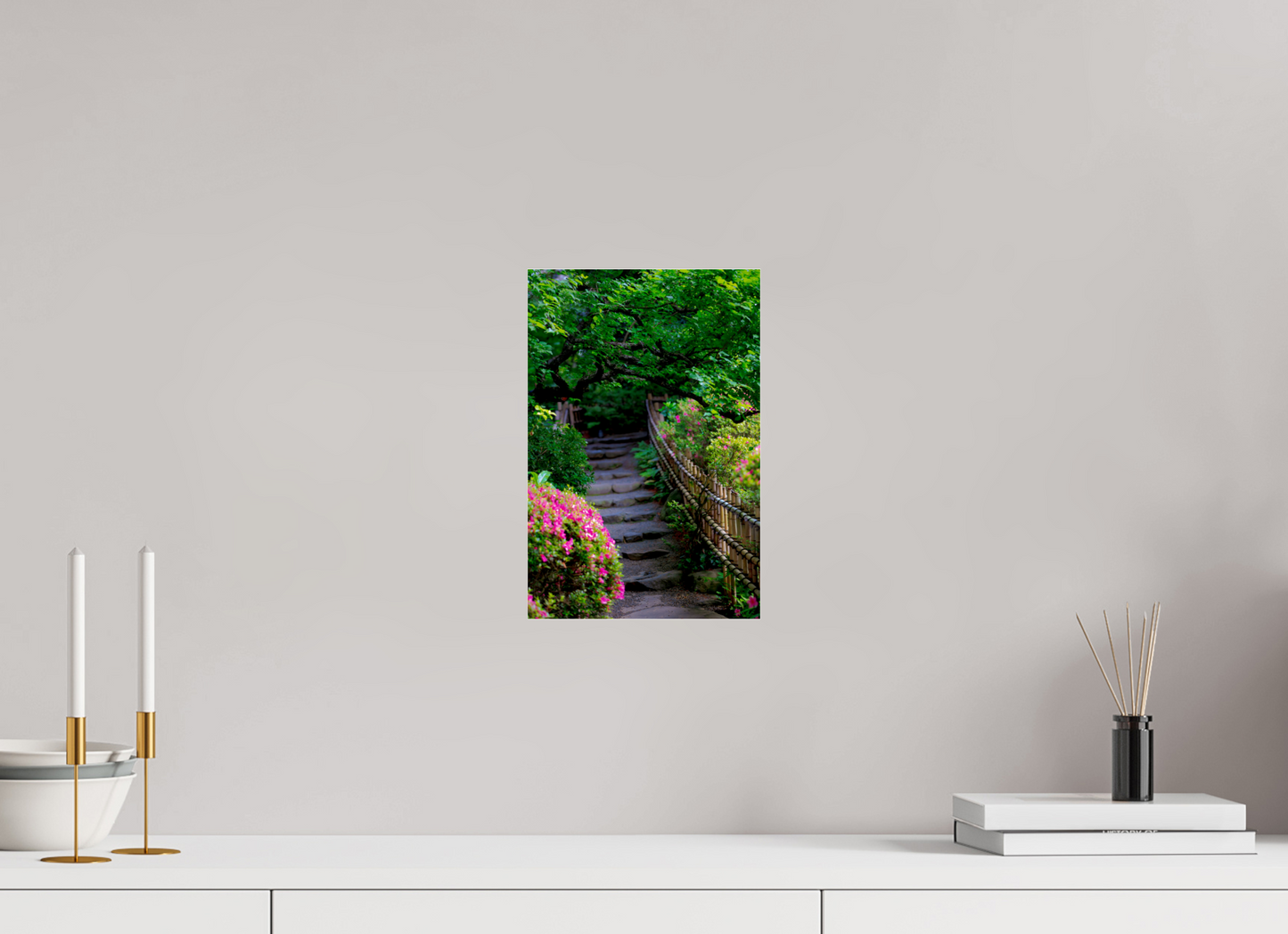 8 x 12″, Photo Print Under Acrylic Glass Gardens of Tokyo III