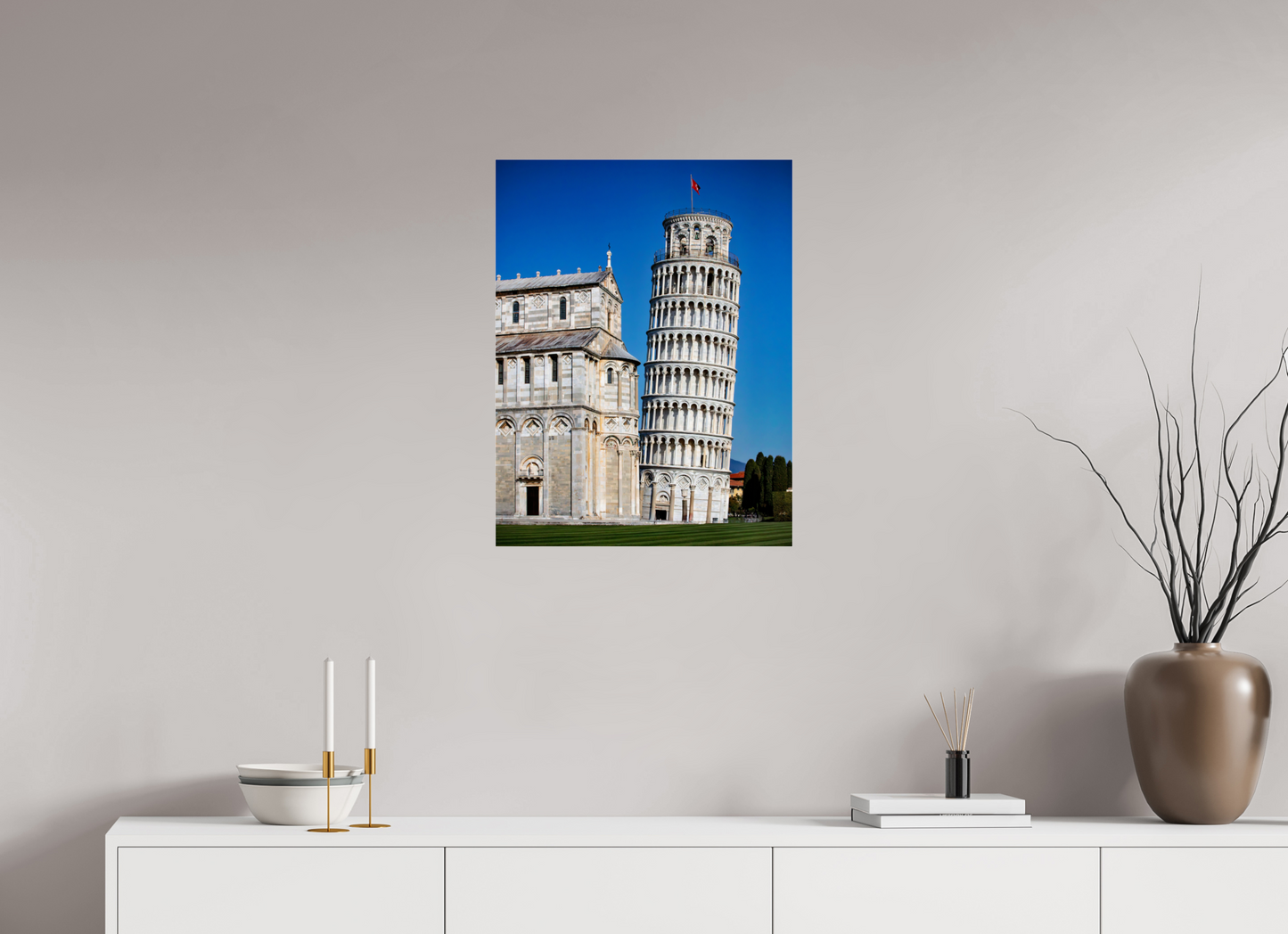 20 x 26.1″, Photo Print Under Acrylic Glass Piazza dei Miracoli