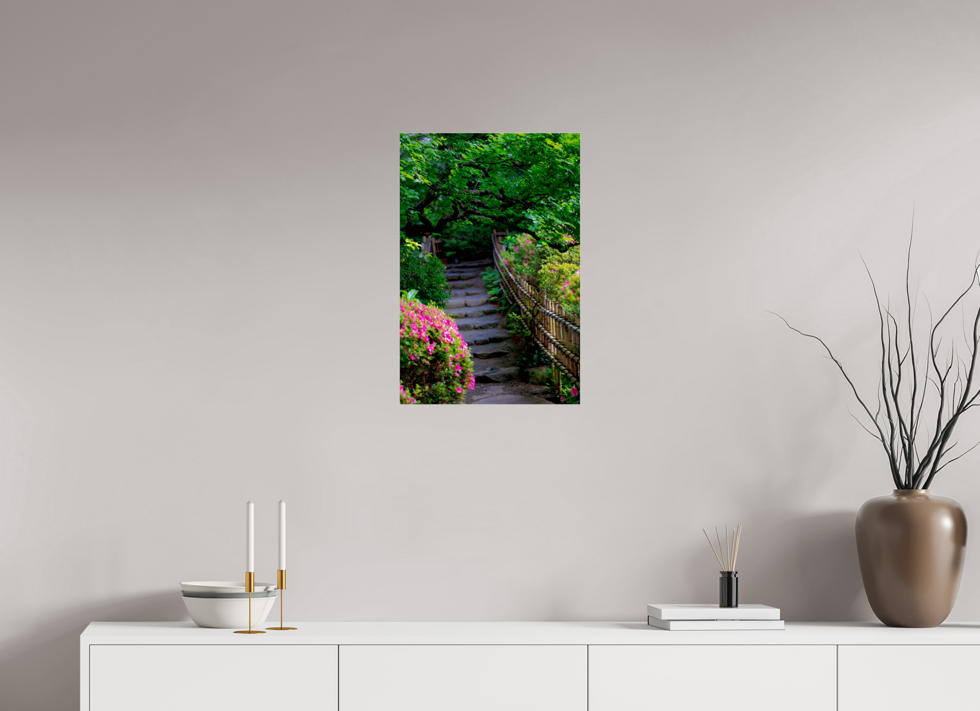 16 x 24″, Photo Print Under Acrylic Glass Gardens of Tokyo III