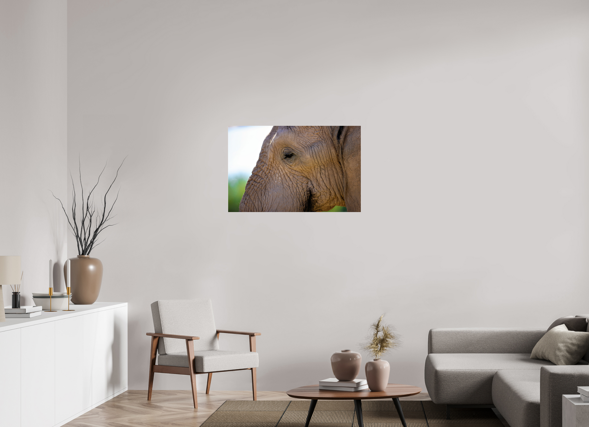 37 x 24″, Photo Print Under Acrylic Glass Ellie In Deep Thought