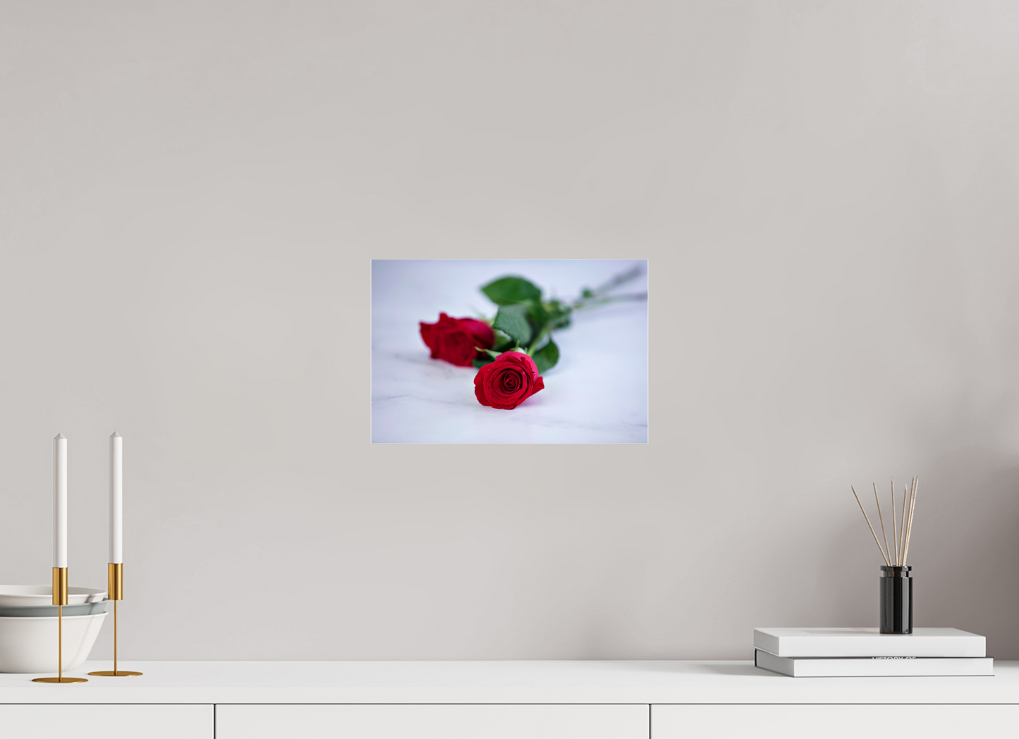 12 x 8″, Photo Print Under Acrylic Glass Roses II