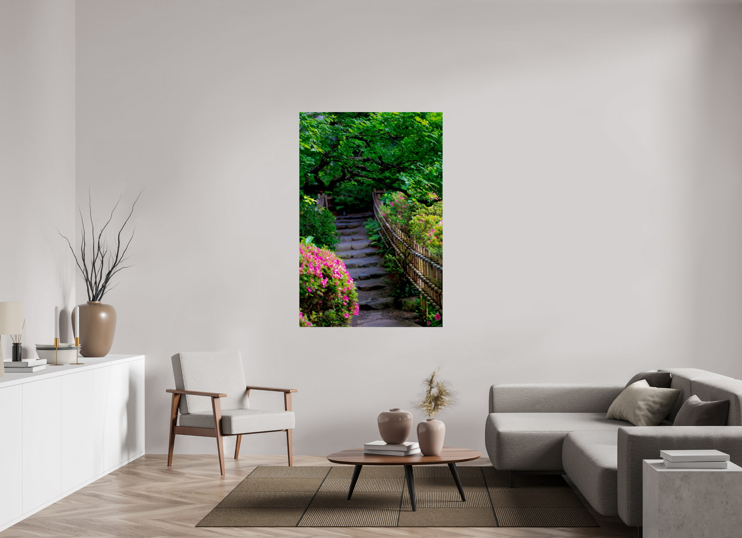 40 x 60″, Photo Print Under Acrylic Glass Gardens of Tokyo III