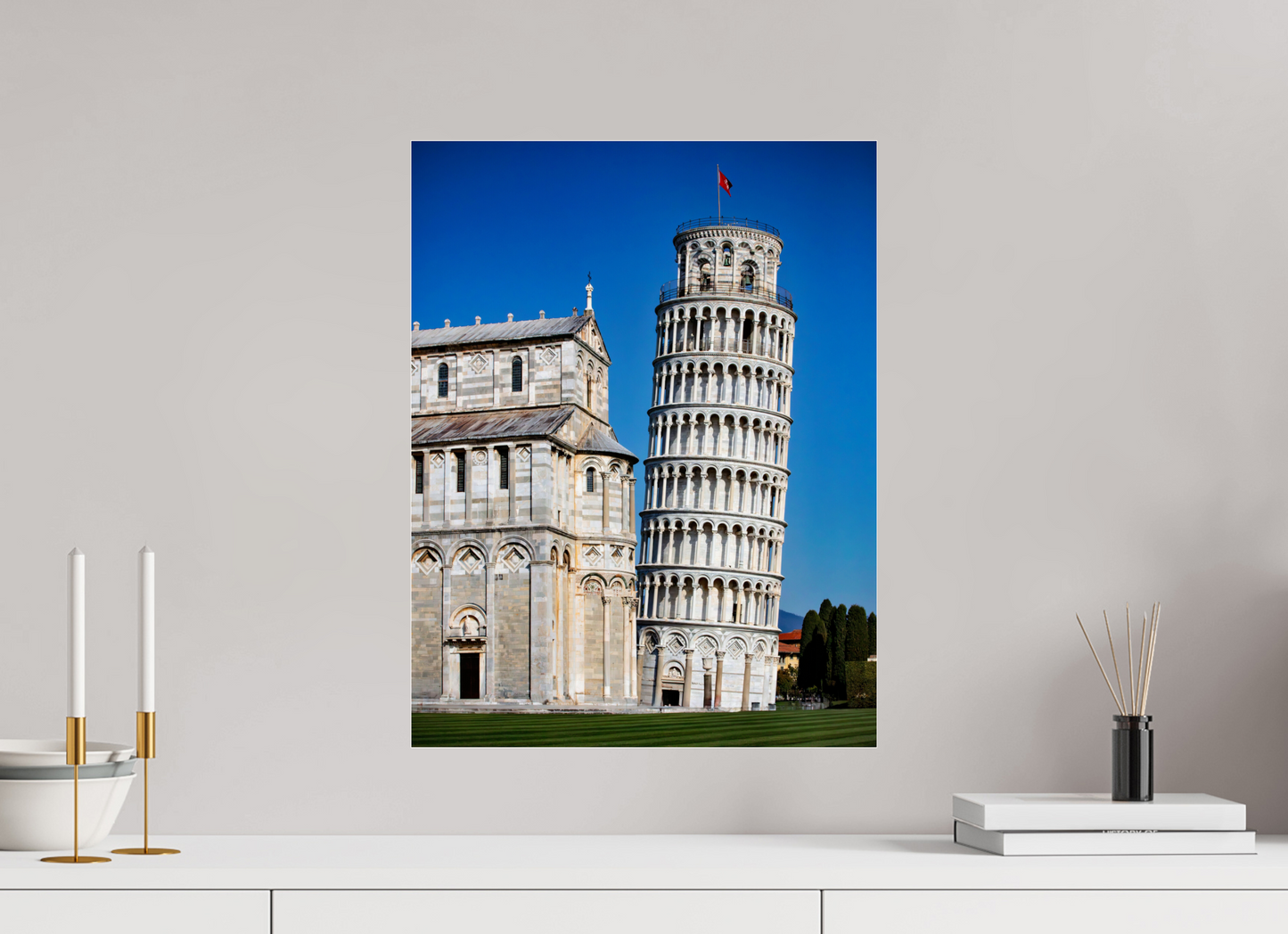 16 x 20.8″, Photo Print Under Acrylic Glass Piazza dei Miracoli