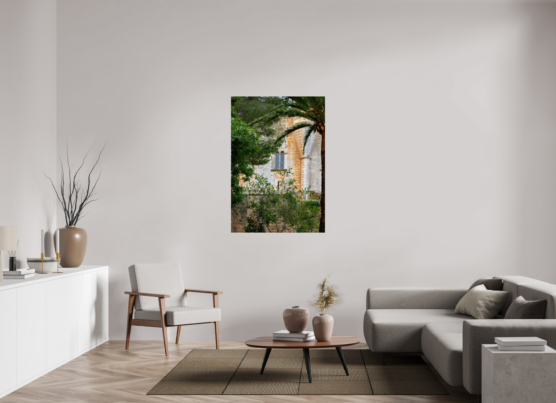 35 x 50.7″, Photo Print Under Acrylic Glass Spain Castle II