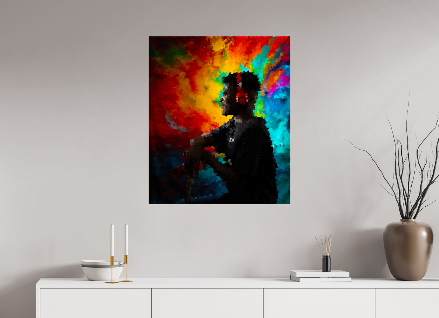 28 x 33.2″, Photo Print Under Acrylic Glass Groovin' and Movin'