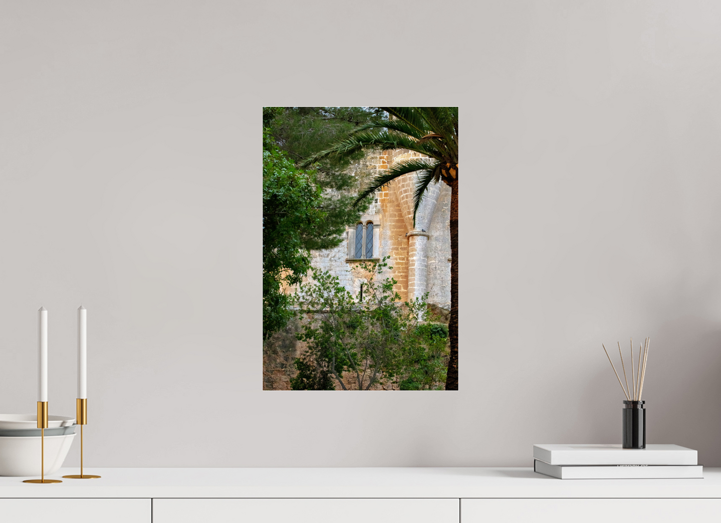 12 x 17.4″, Photo Print Under Acrylic Glass Spain Castle II