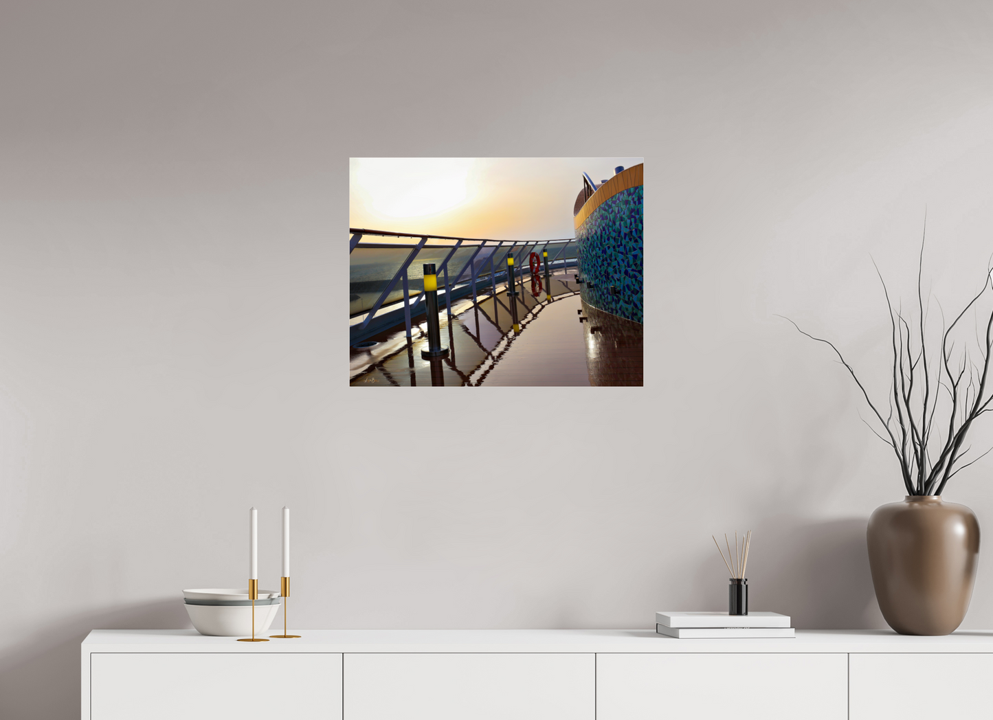 25.7 x 20″, Photo Print Under Acrylic Glass Cruise Life II