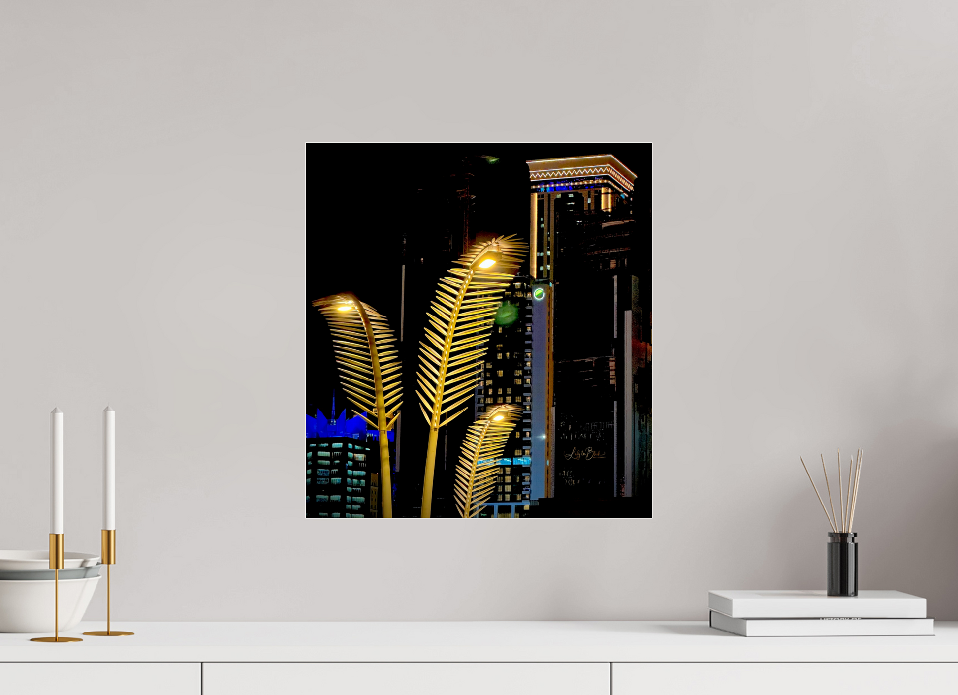 16 x 17.3″, Photo Print Under Acrylic Glass Good Evening in Qatar