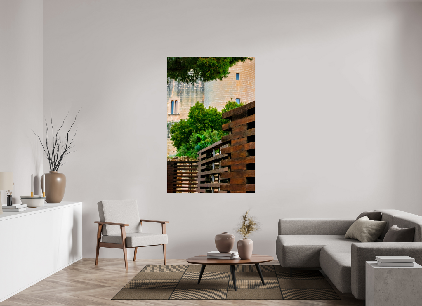 43 x 66.8″, Photo Print Under Acrylic Glass Spain Castle V