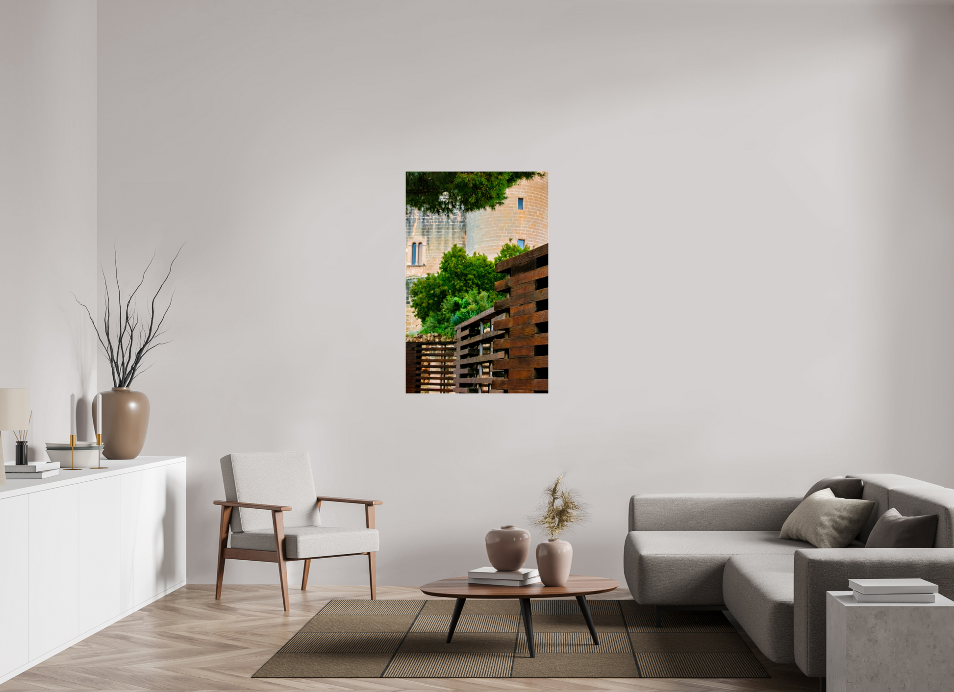 31 x 48.1″, Photo Print Under Acrylic Glass Spain Castle V