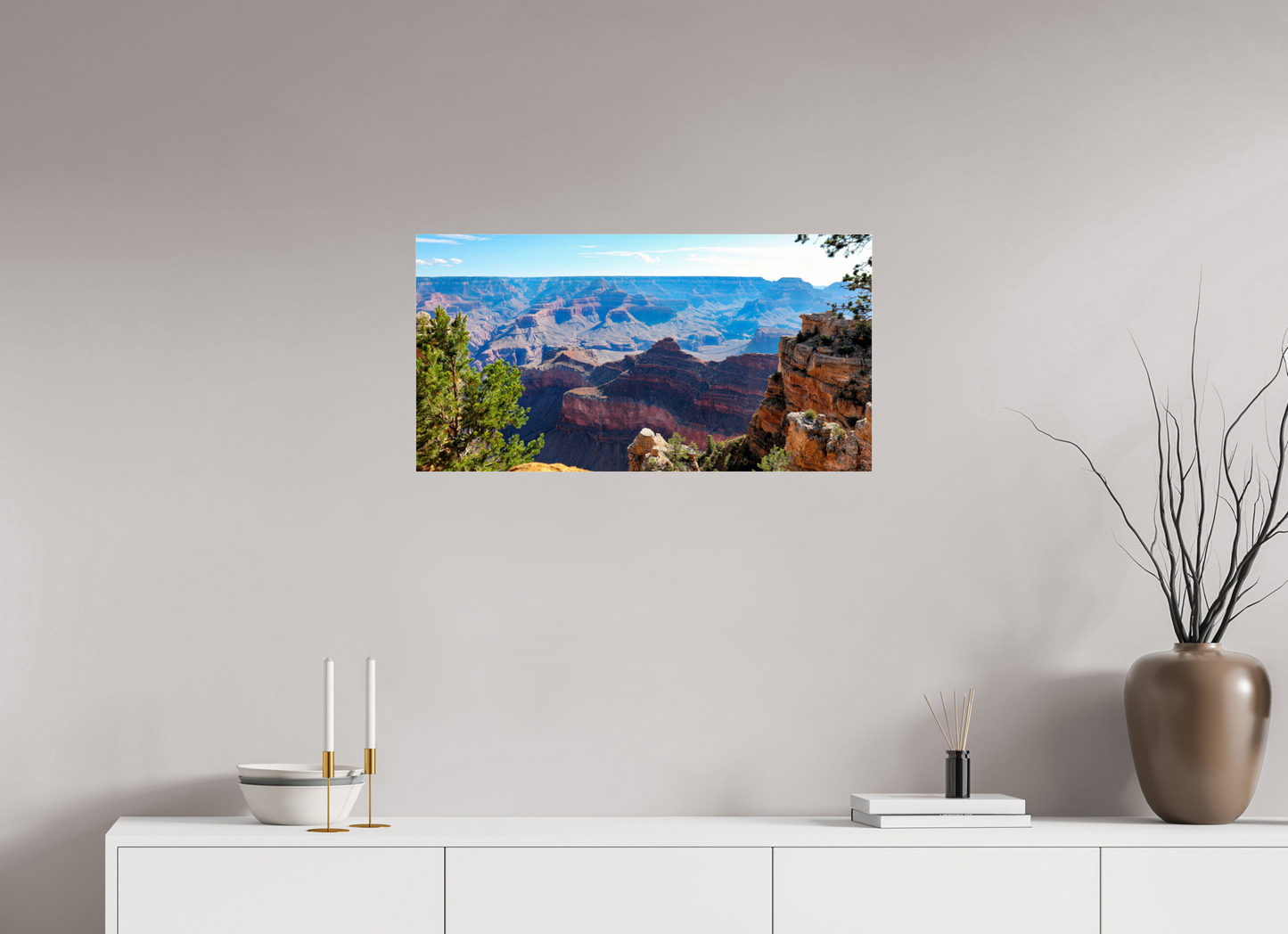 30.7 x 16″, Photo Print Under Acrylic Glass Grand Canyon