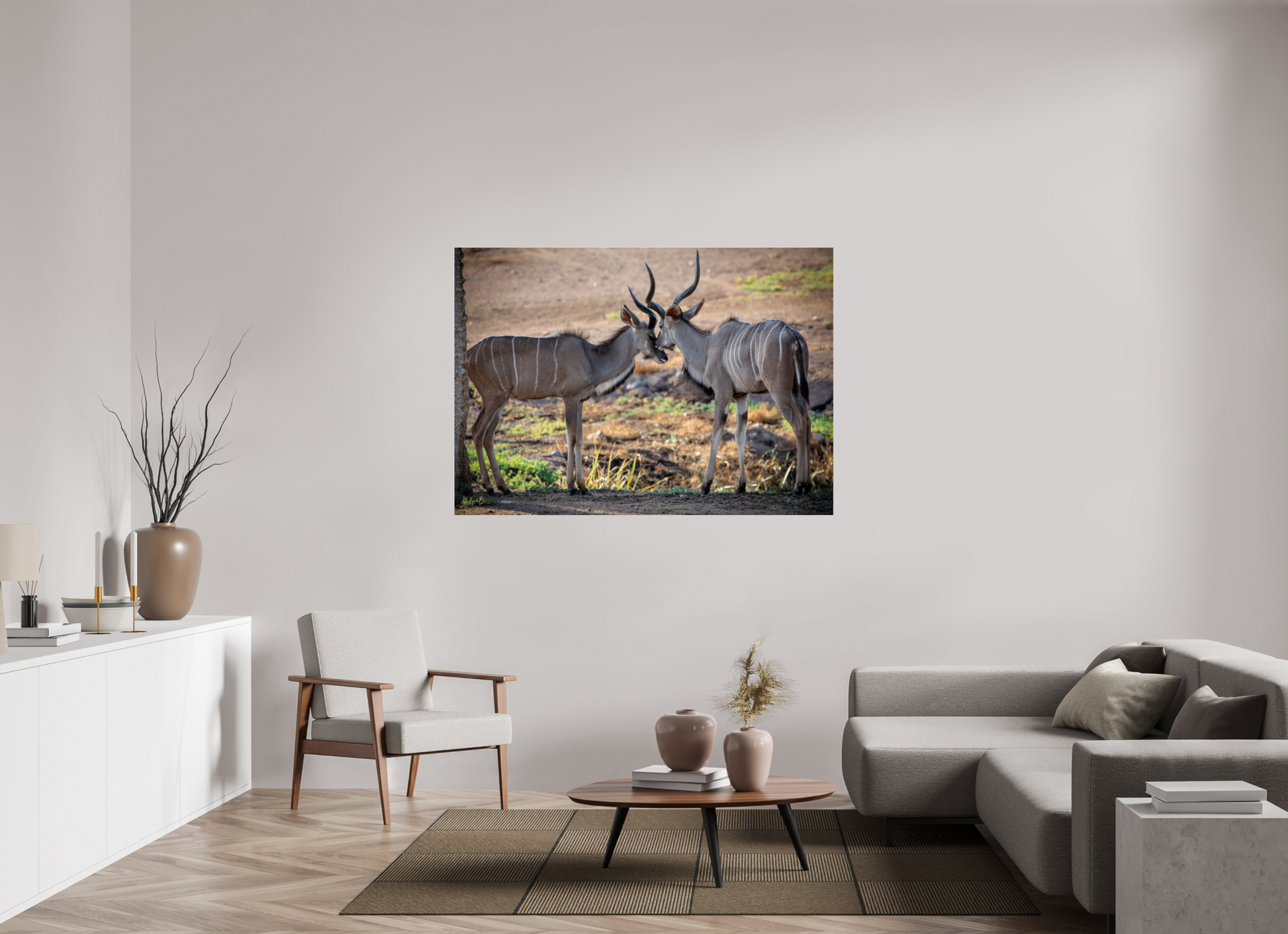 60.9 x 43″, Photo Print Under Acrylic Glass Love You, Too