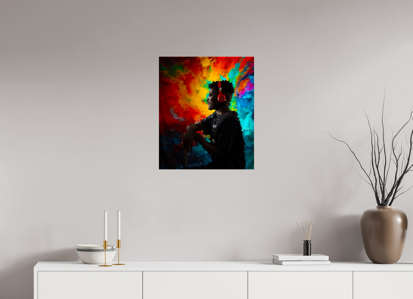 20 x 23.7″, Photo Print Under Acrylic Glass Groovin' and Movin'